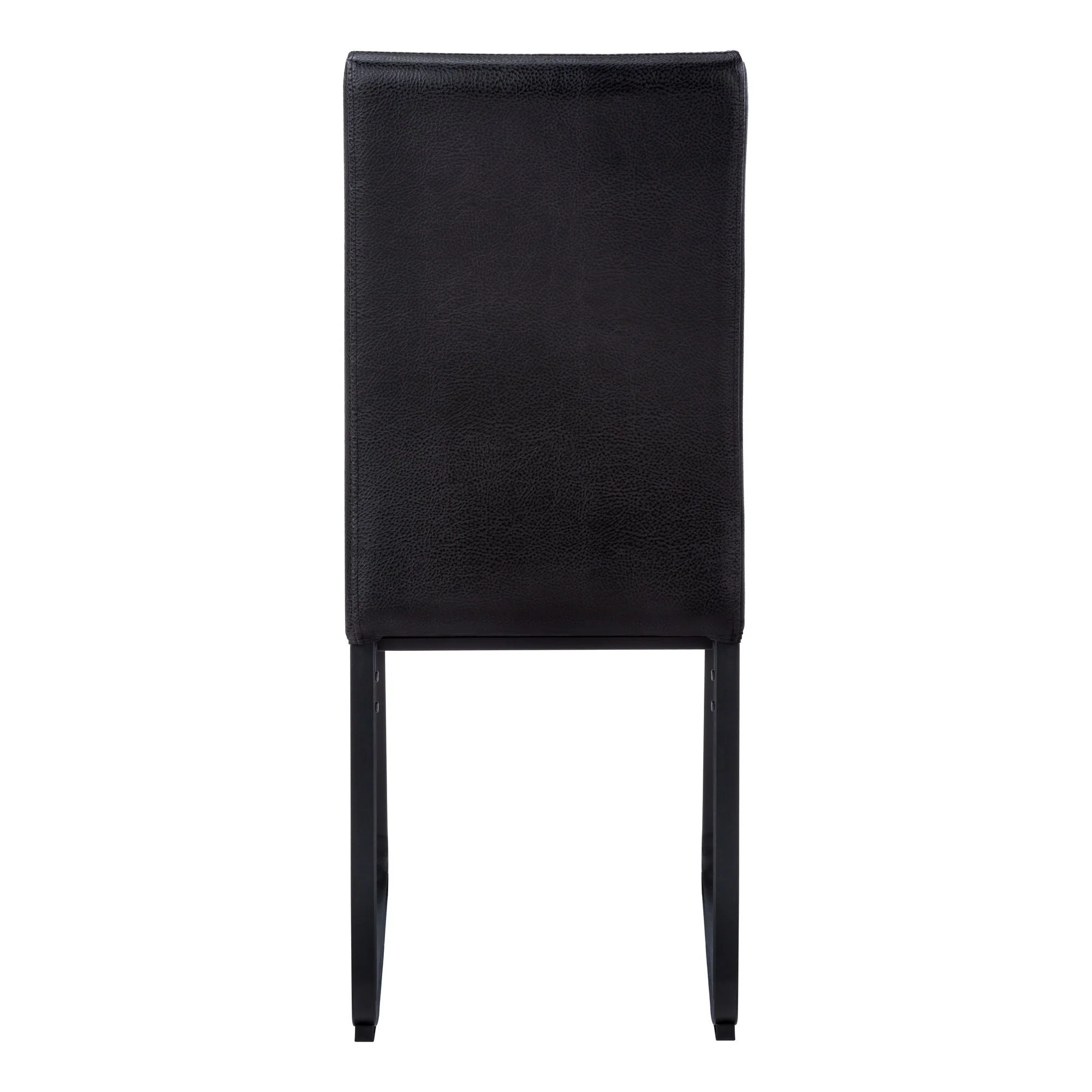 Dining Chair Side Upholstered, For Dining Room (Set of 2) - Black - Image 3