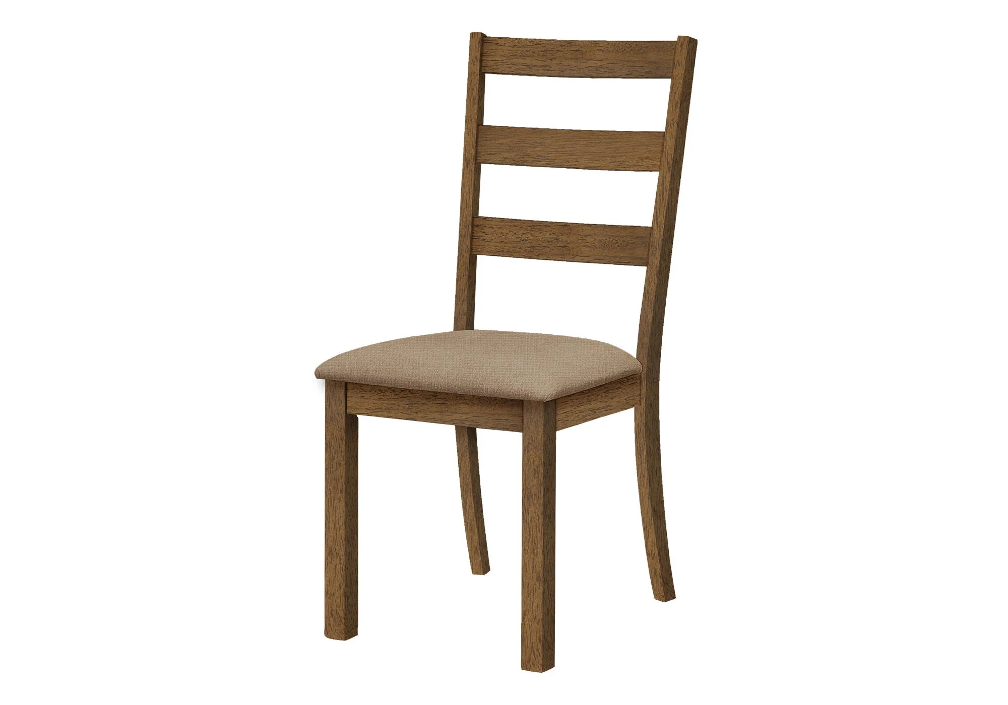 Dining Chair, Side, Upholstered For Dining Room, Transitional (Set of 2) - Beige - Image 3