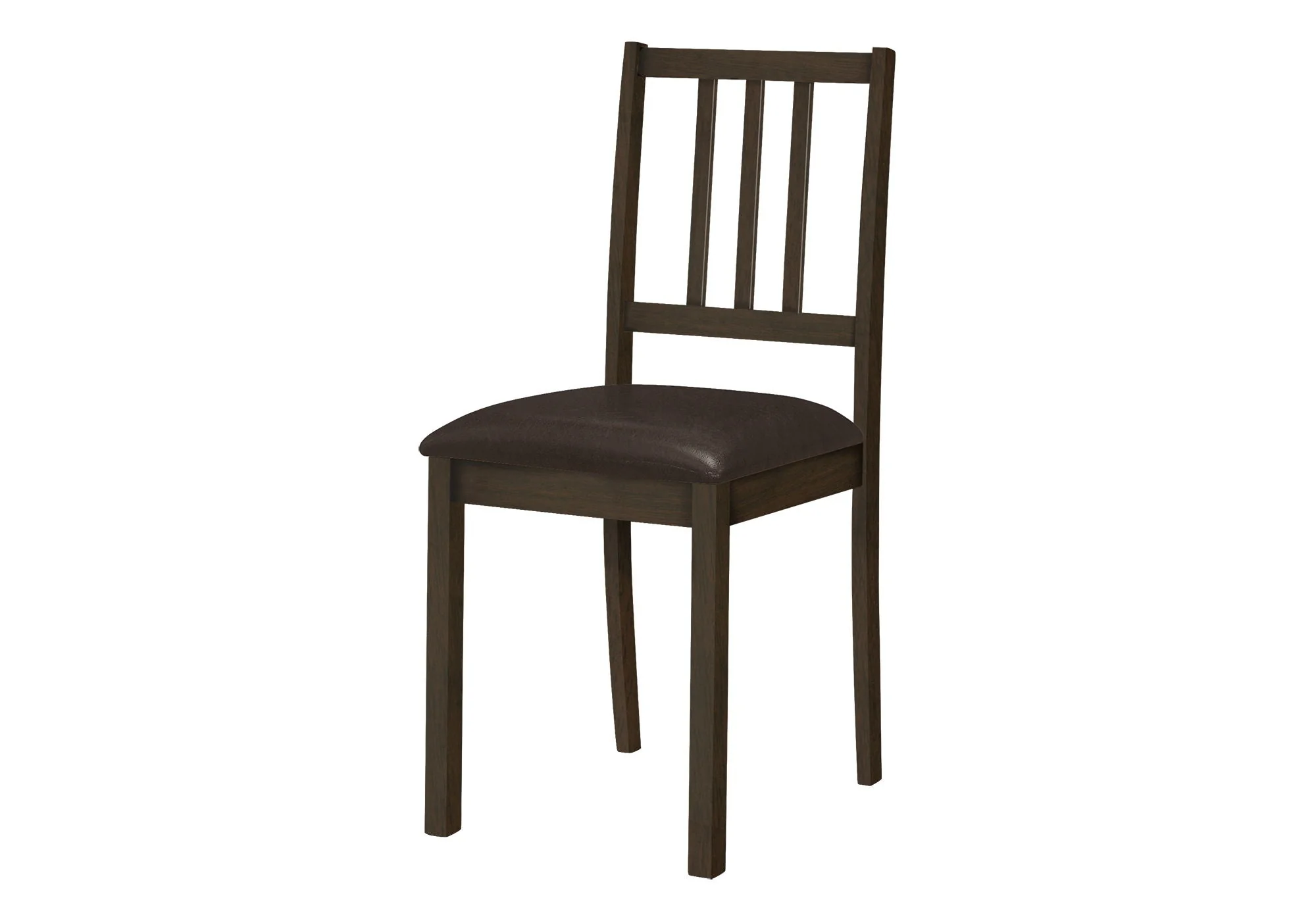 Dining Chair, Side, Upholstered For Dining Room, Transitional (Set of 2) - Brown - Image 4