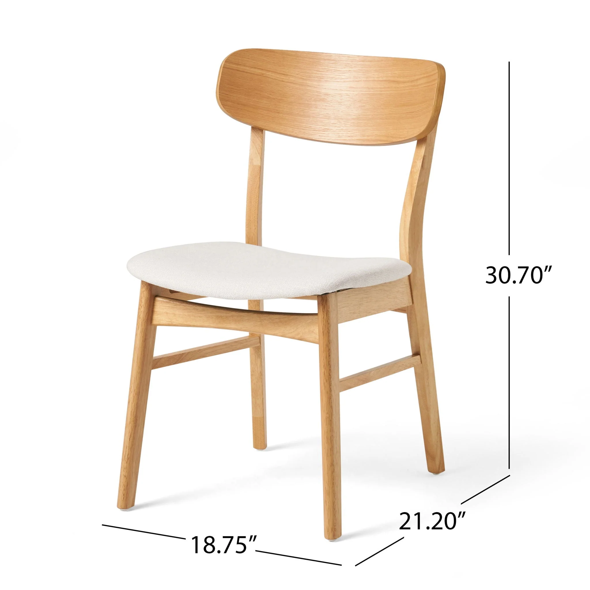 Dining Chairs With Cushioned Seat (Set of 2) - Image 5