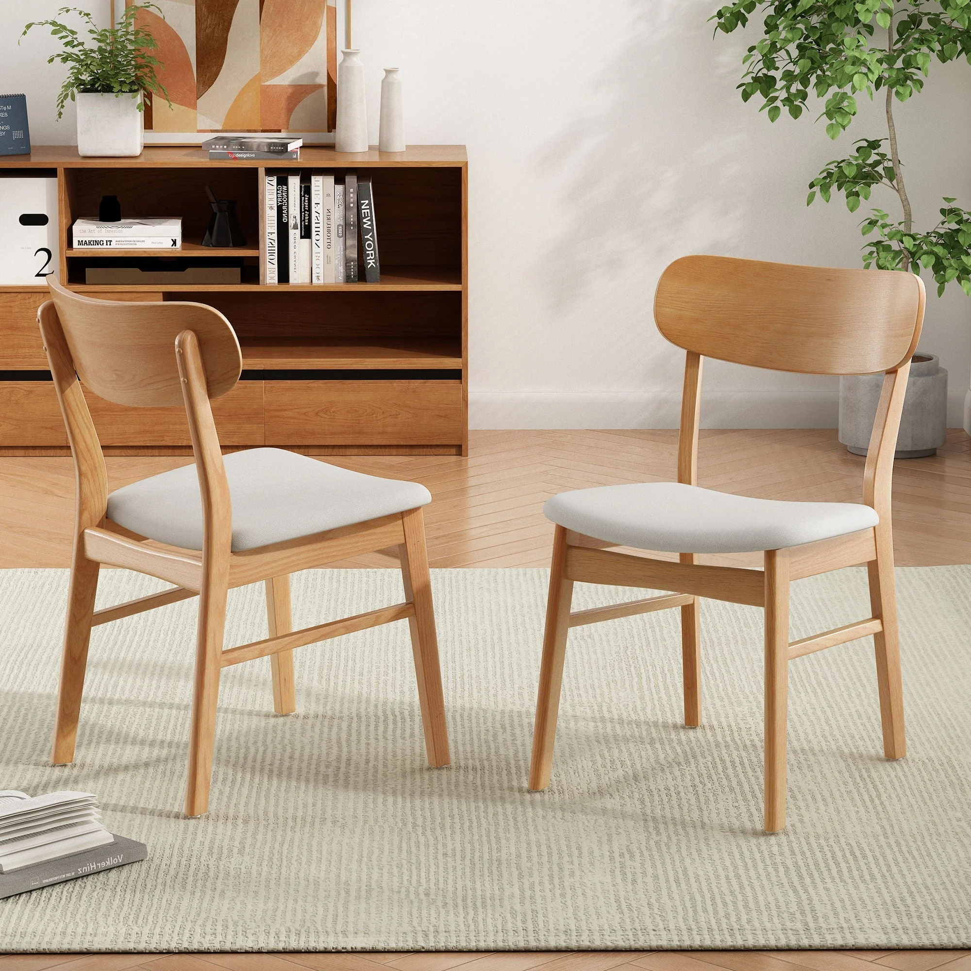 Dining Chairs With Cushioned Seat (Set of 2) - Image 8
