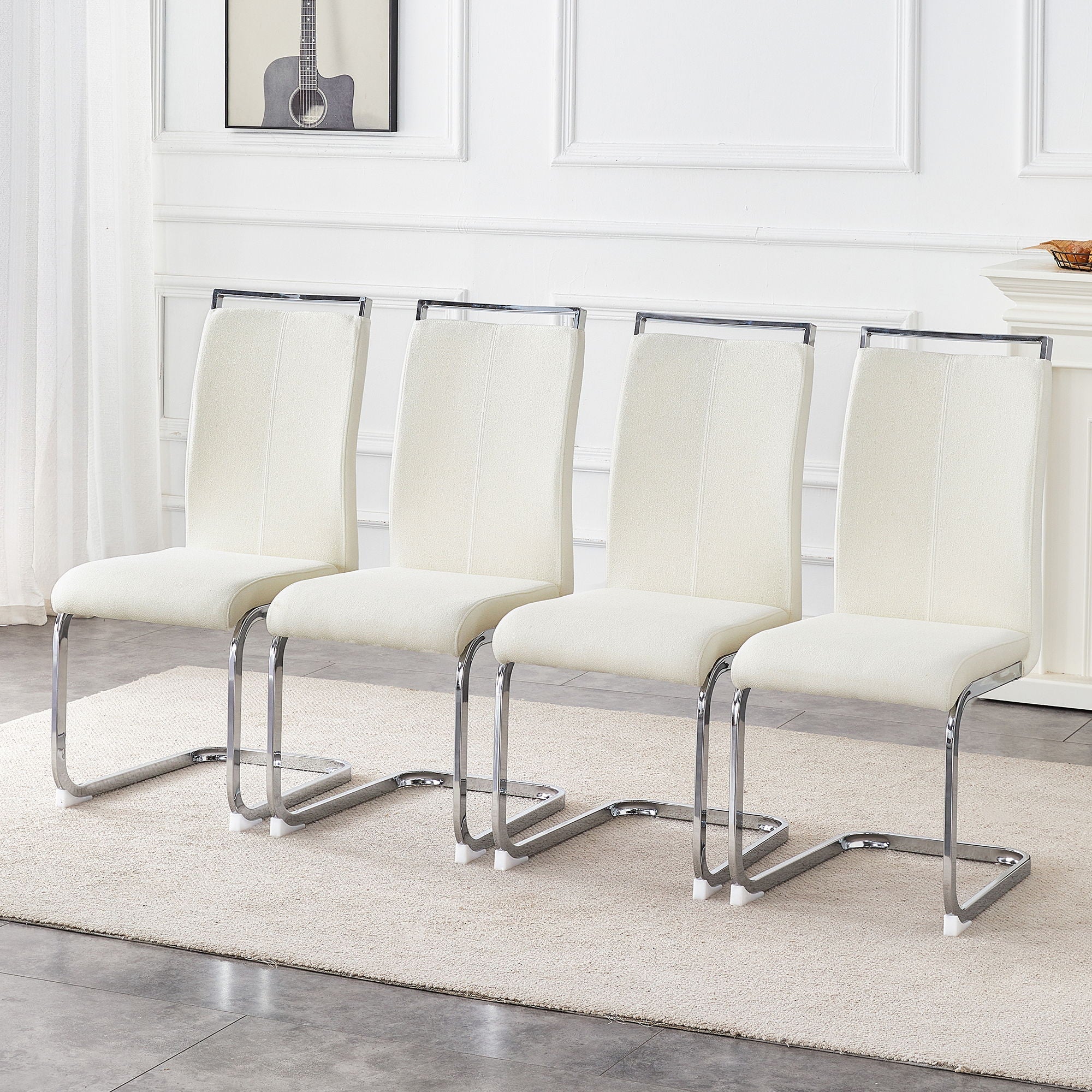 Dining Chairs With Ergonomic Backrest - Image 3