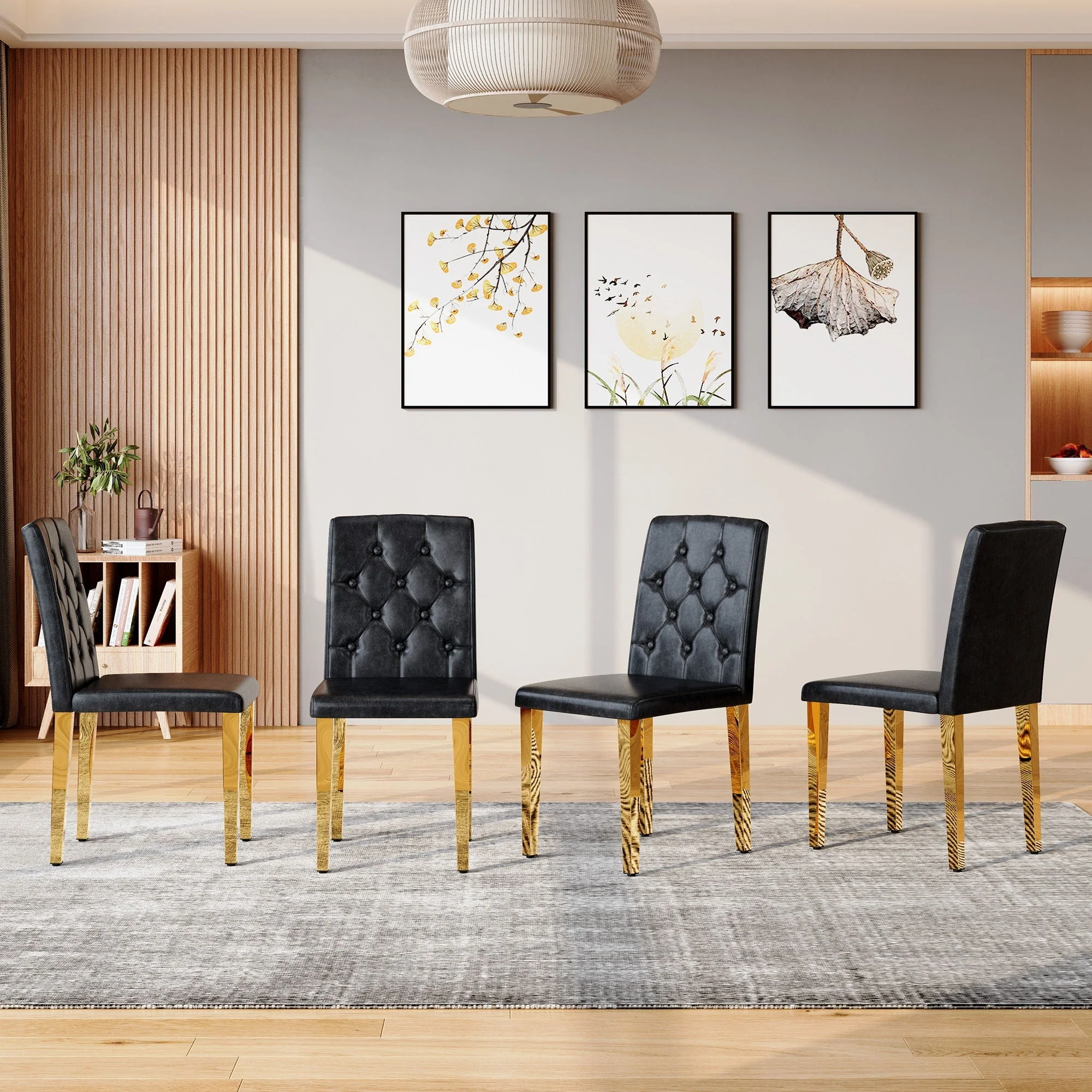 Dining Chairs With Ergonomic Buckle Backrest Comfort - Image 8