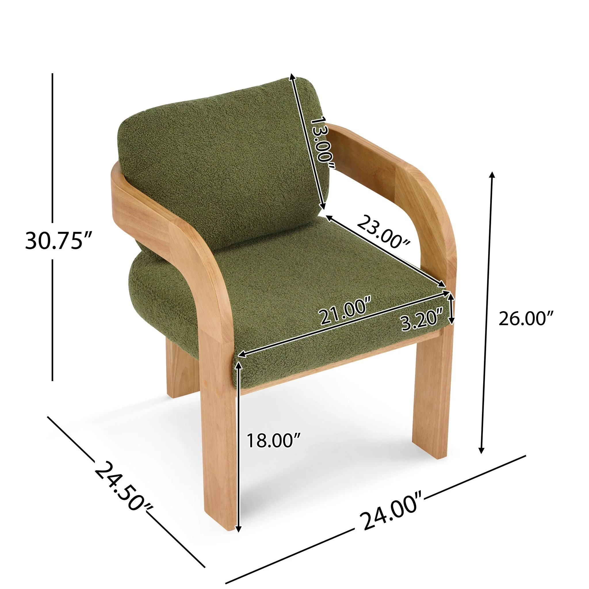 Dining Chairs With Pillow Back (Set of 2) - Image 10
