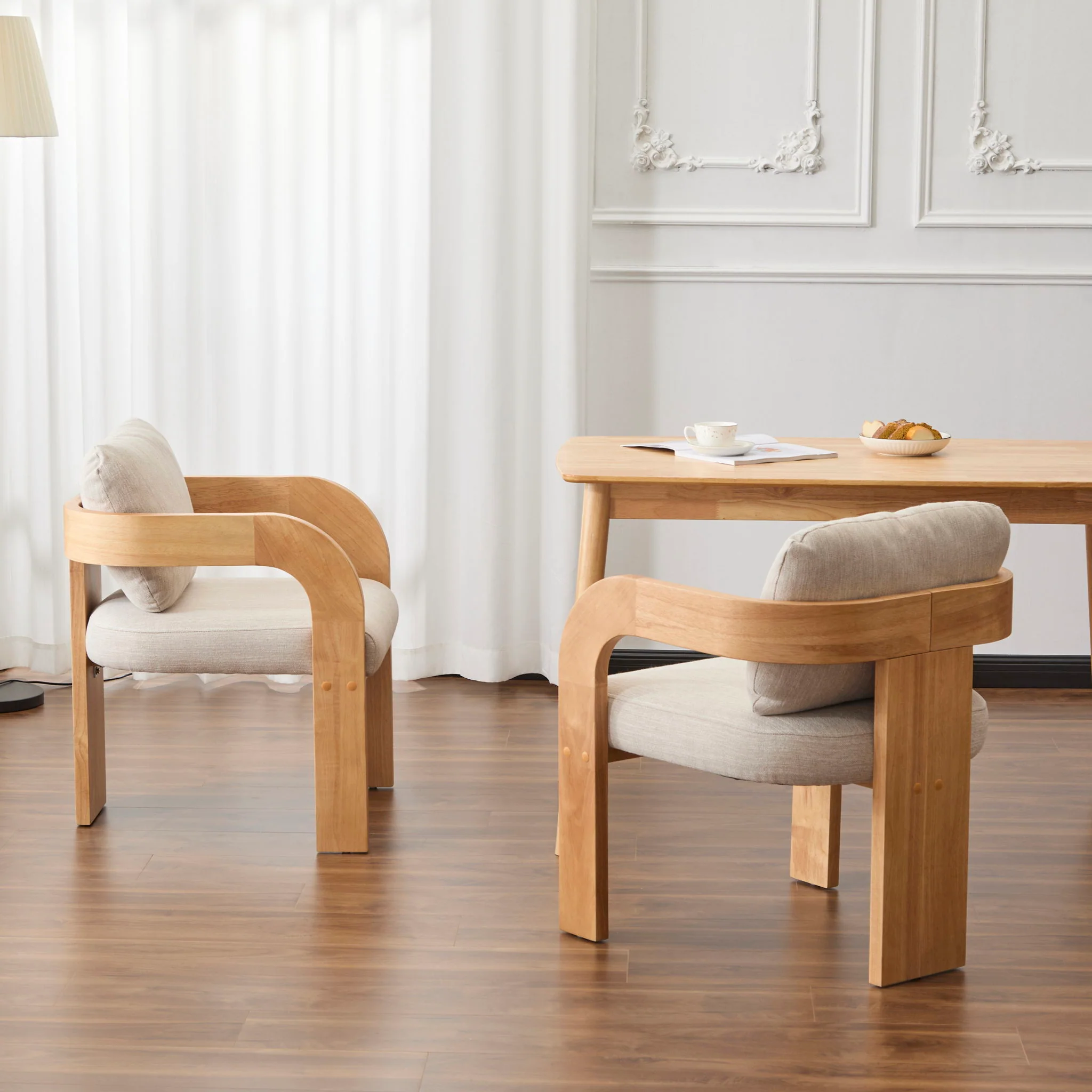 Dining Chairs With Pillow Back (Set of 2) - Image 11