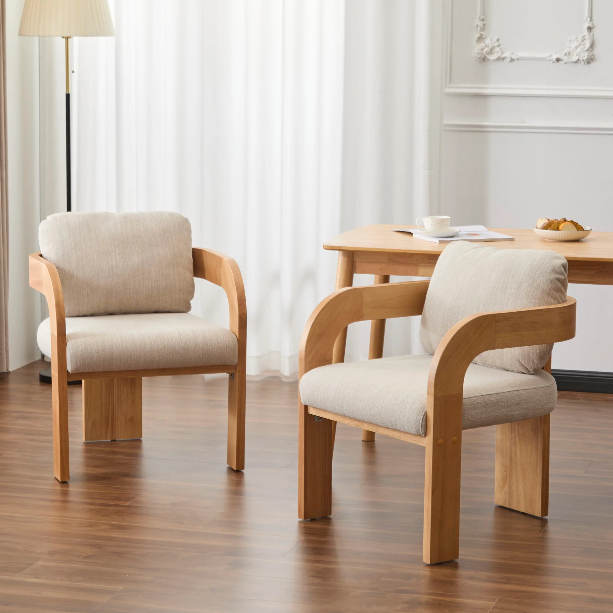 Dining Chairs With Pillow Back (Set of 2) - Image 6