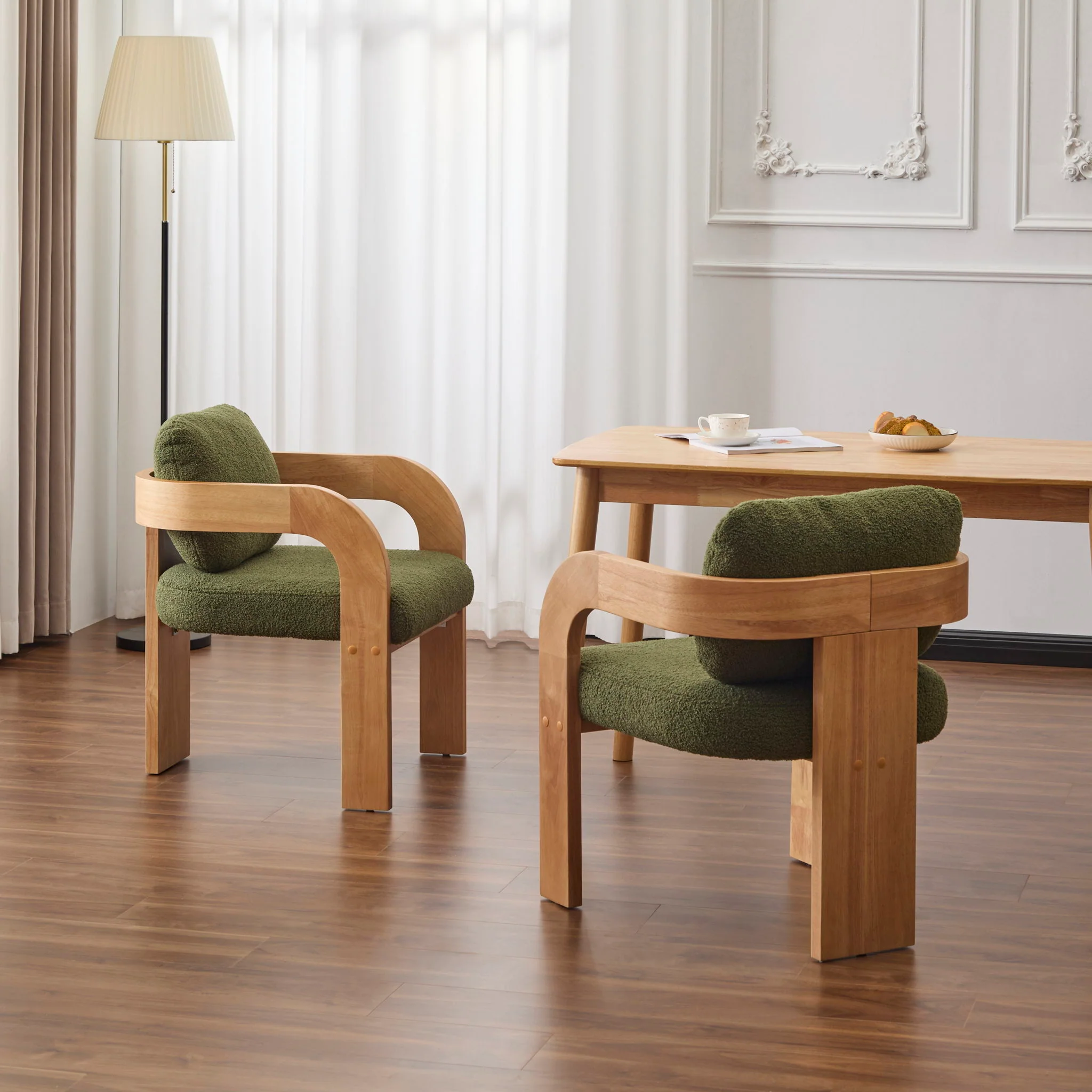 Dining Chairs With Pillow Back (Set of 2) - Image 7