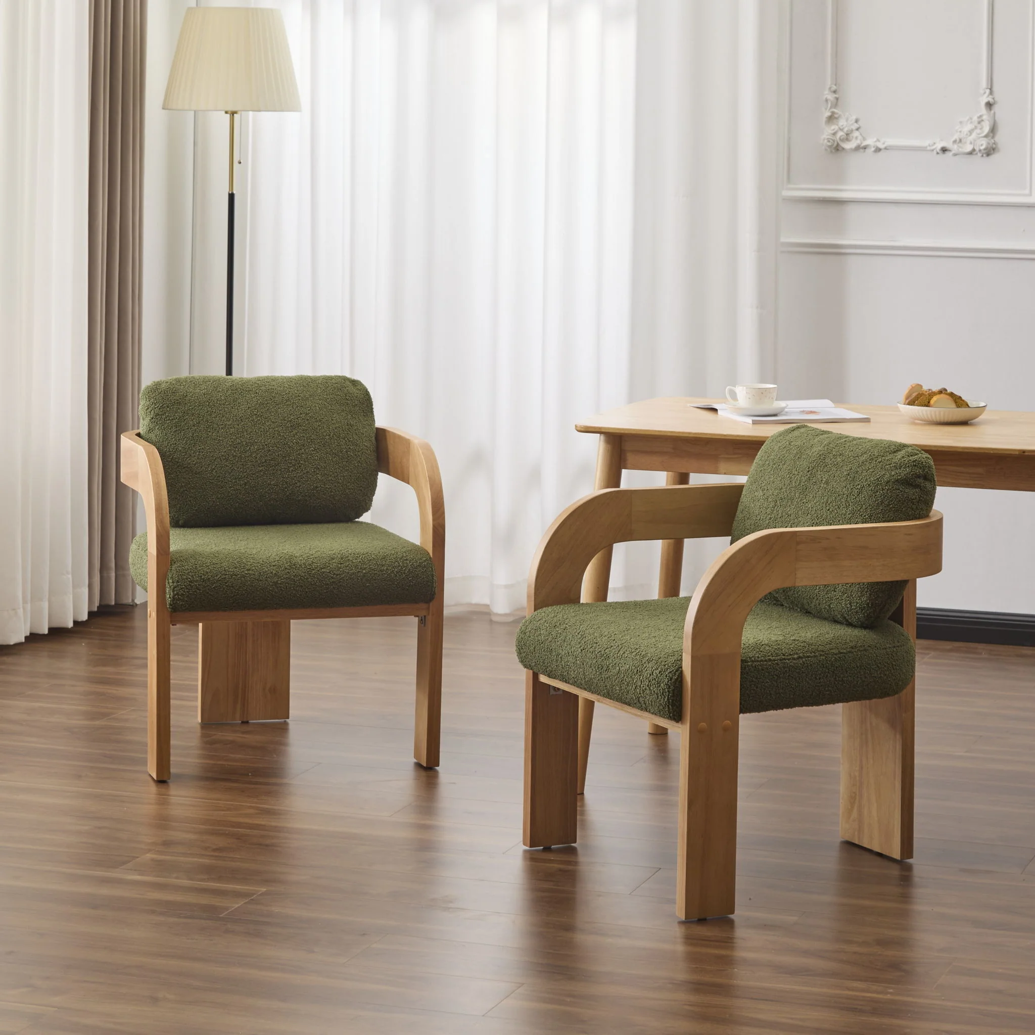 Dining Chairs With Pillow Back (Set of 2) - Image 9