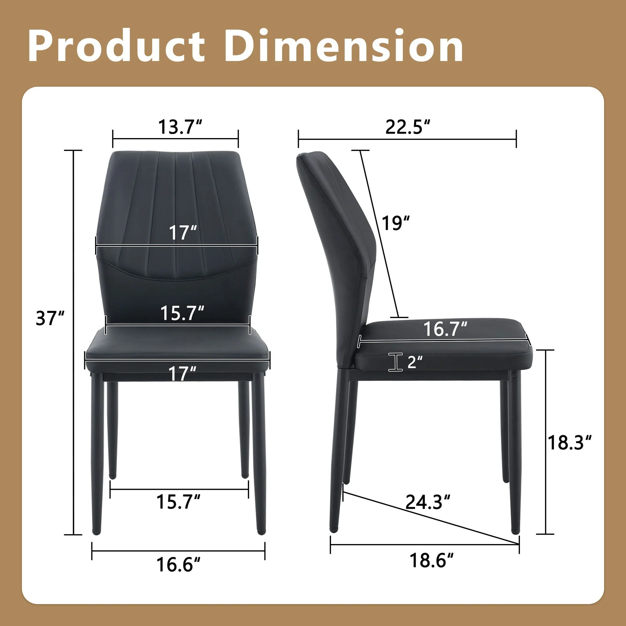 Dining Chairs with Shell Pattern, Comfort, and Style - Image 11