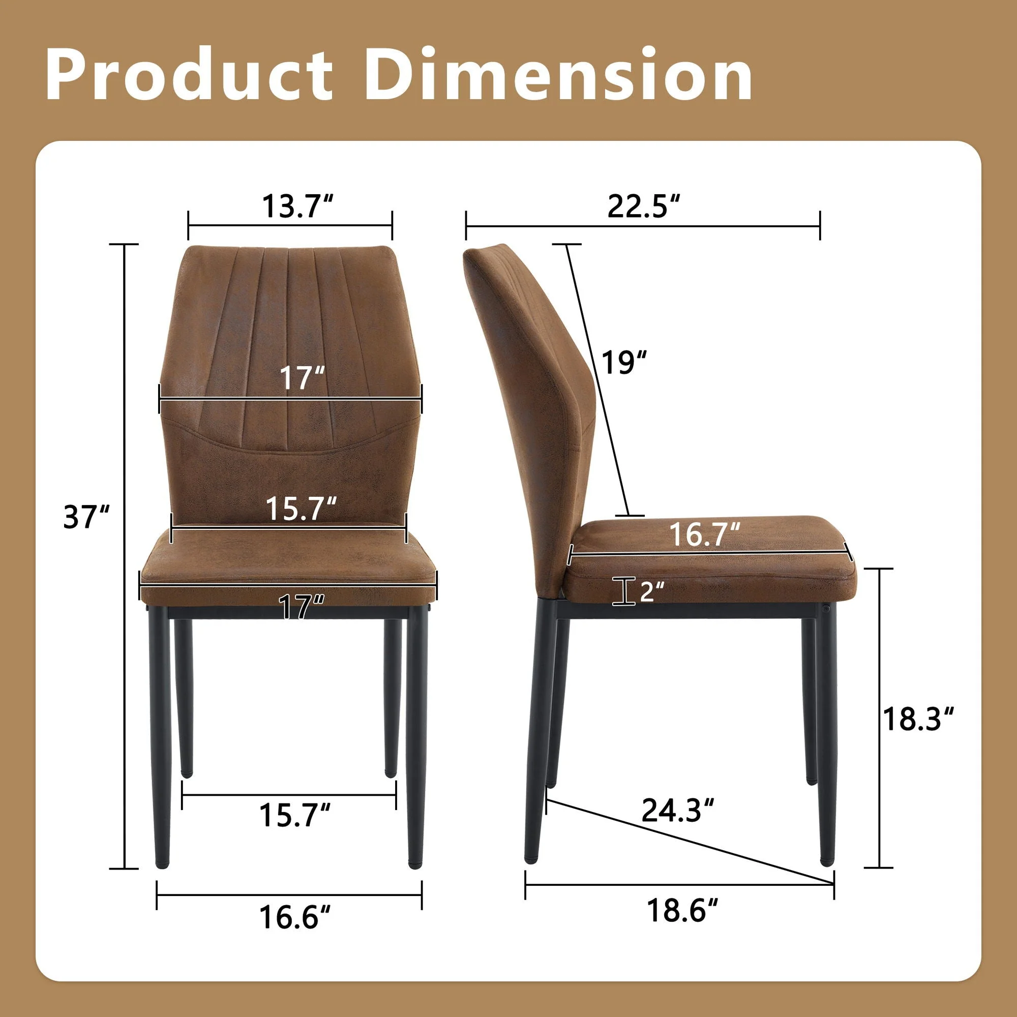 Dining Chairs with Shell Pattern, Comfort, and Style - Image 12