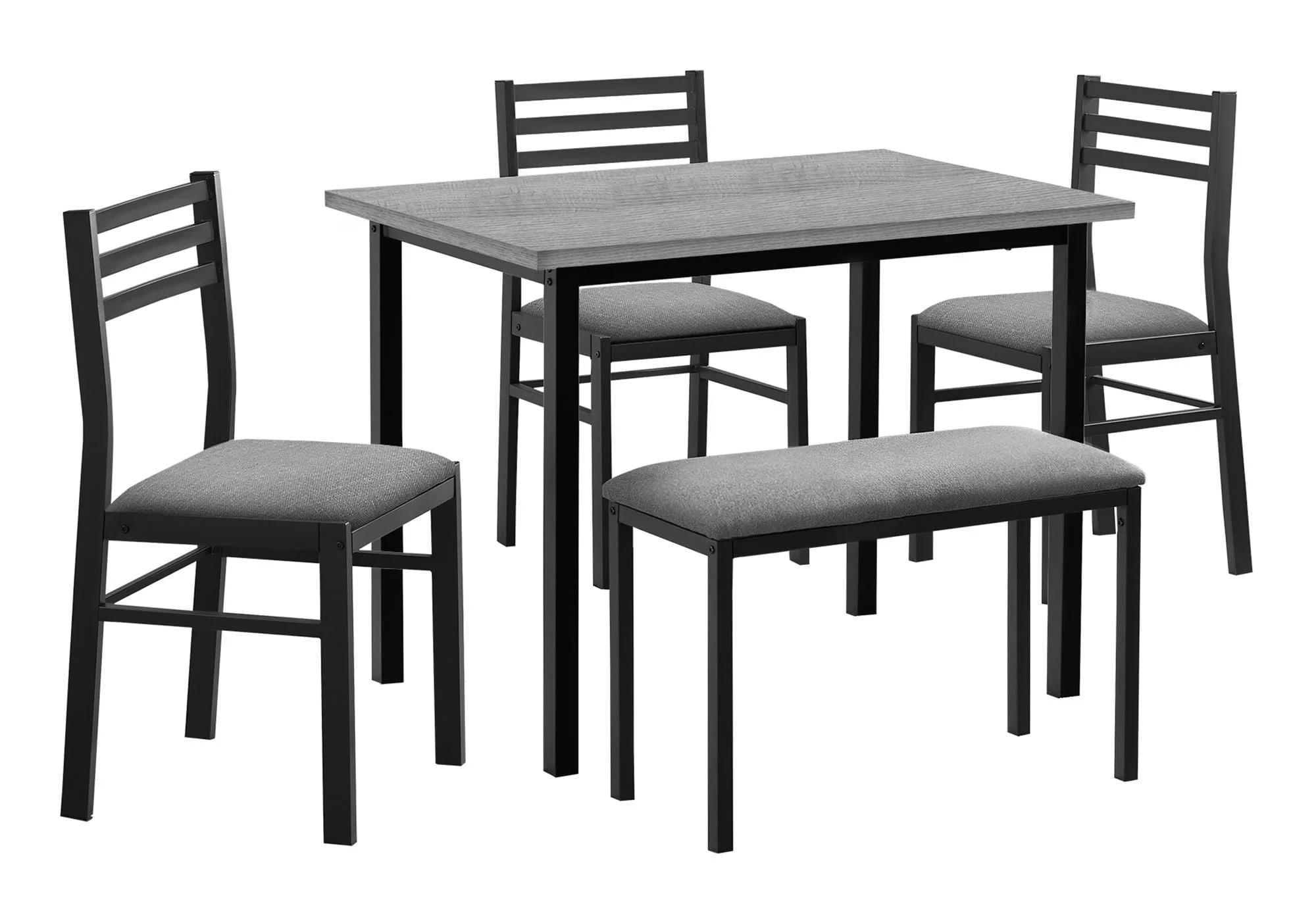 Dining Set, 5 Pieces Set, Rectangular, Small, Contemporary & Modern - Image 4