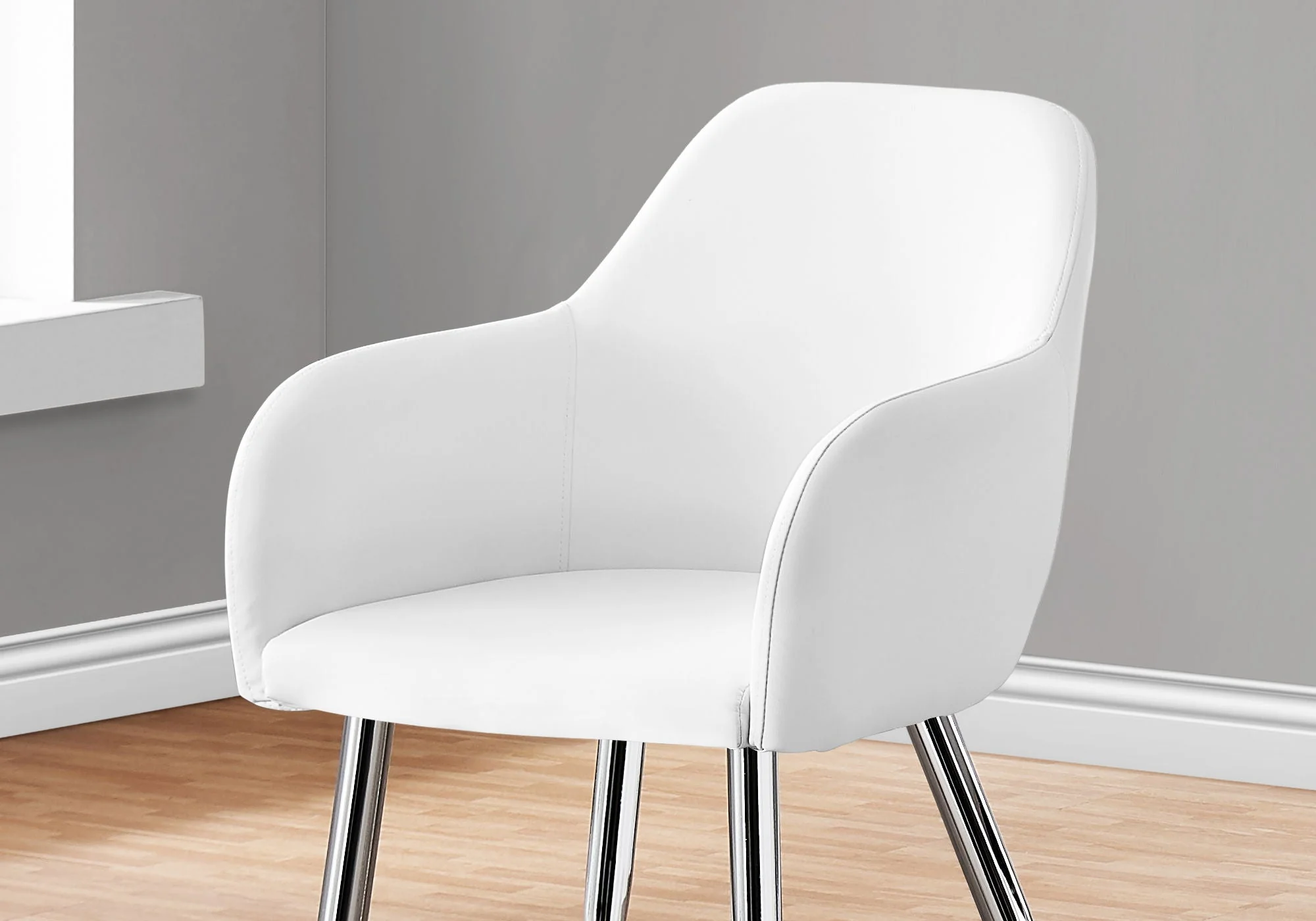Dining Side Chair, Upholstered For Dining Room, Contemporary & Modern (Set of 2) - Image 2