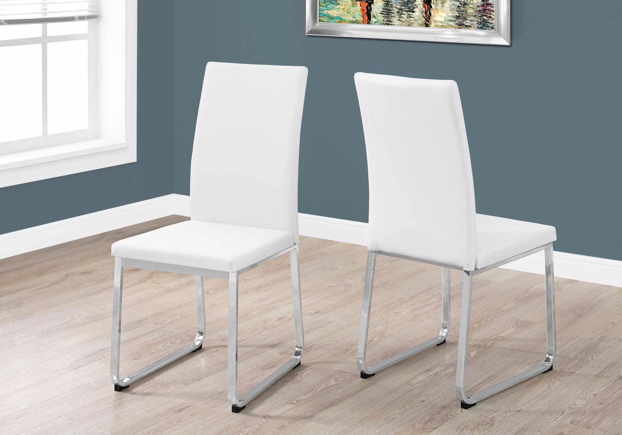Dining Side Chair, Upholstered For Dining Room, Modern (Set of 2) - Image 3