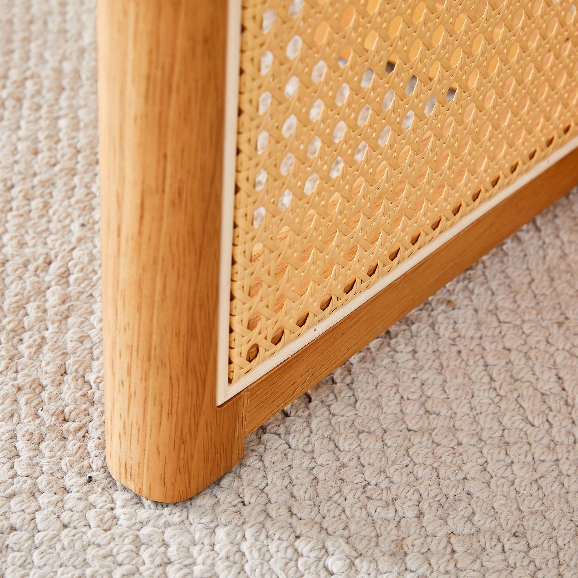 Dining Table With Imitation Rattan Design For Dining Room - Image 13