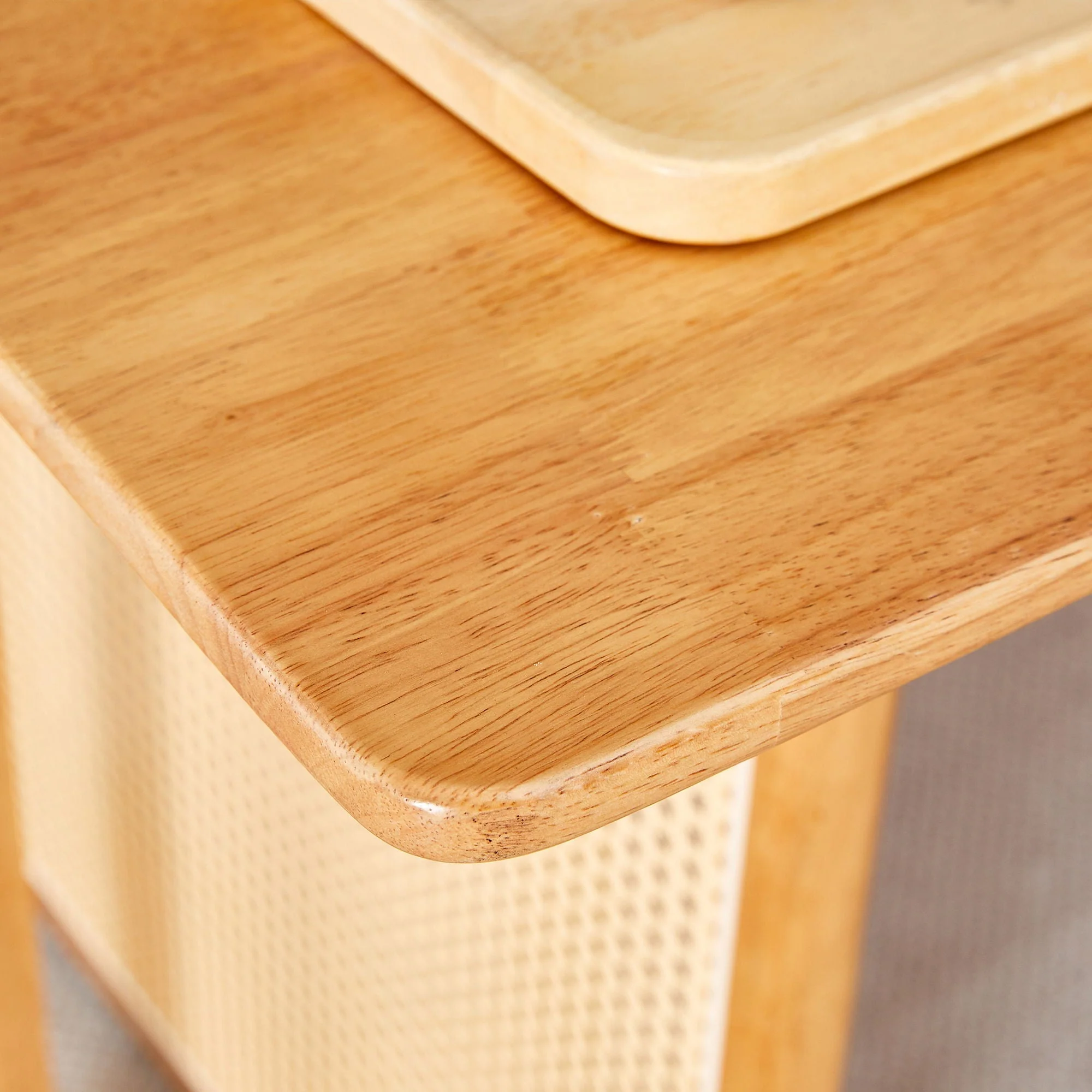 Dining Table With Imitation Rattan Design For Dining Room - Image 9