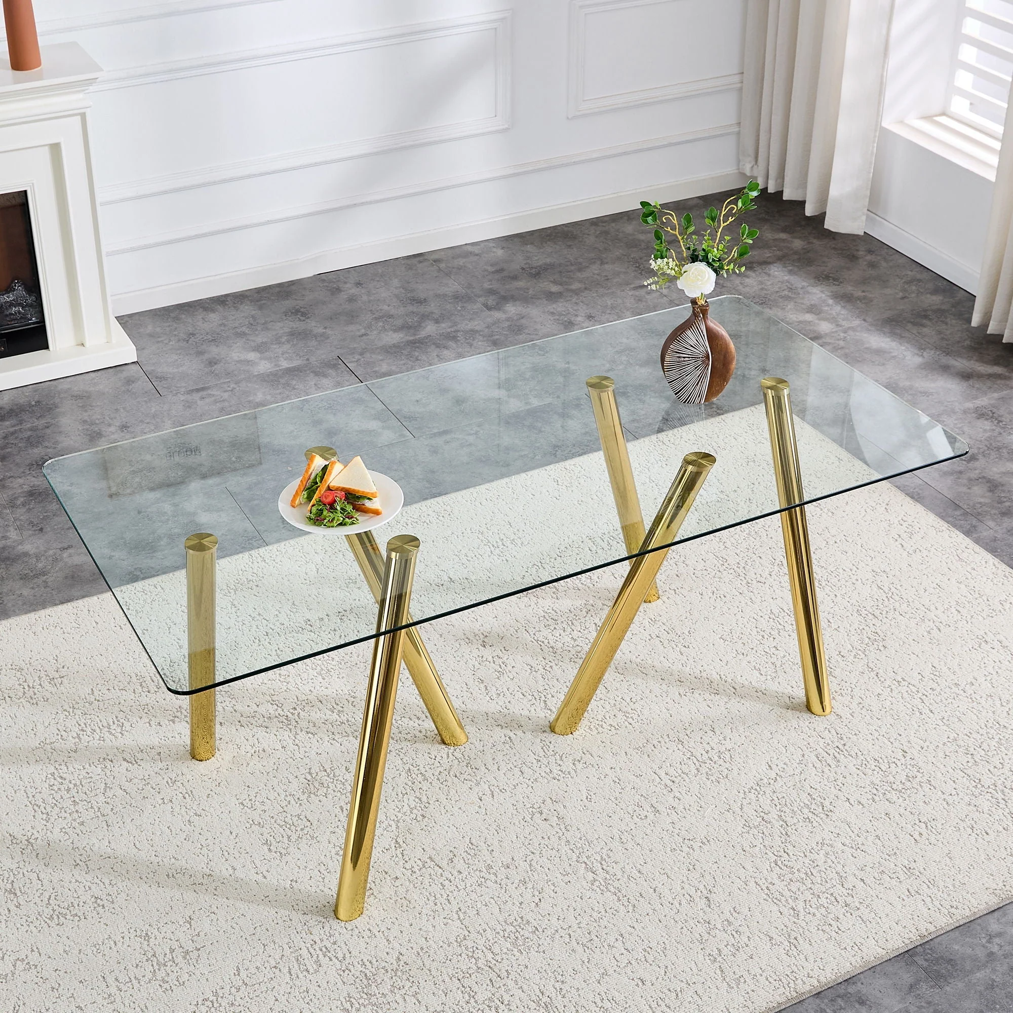 Dining Table With Transparent Surface - Image 7