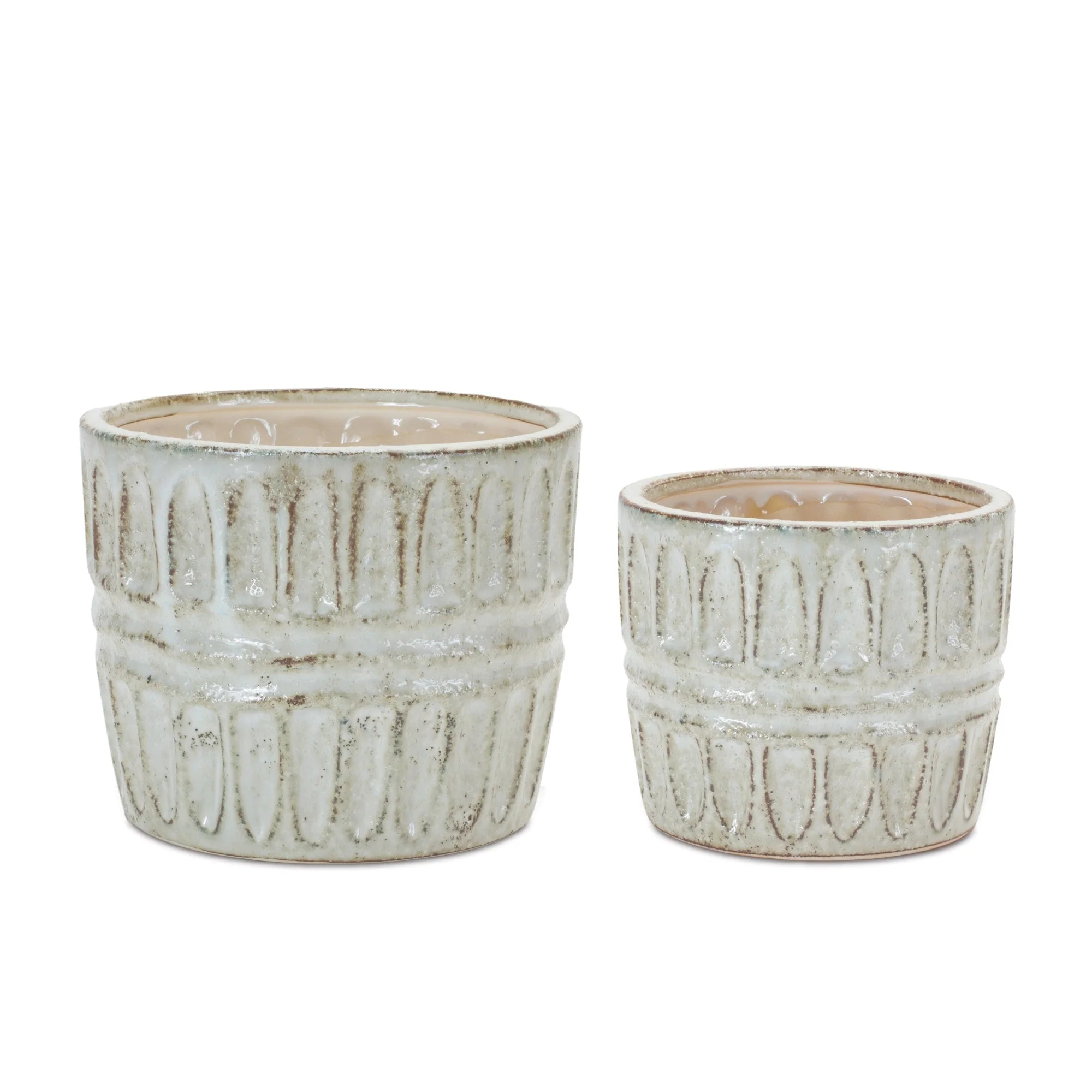 Distressed Clay Planter (Set of 2) - Image 2