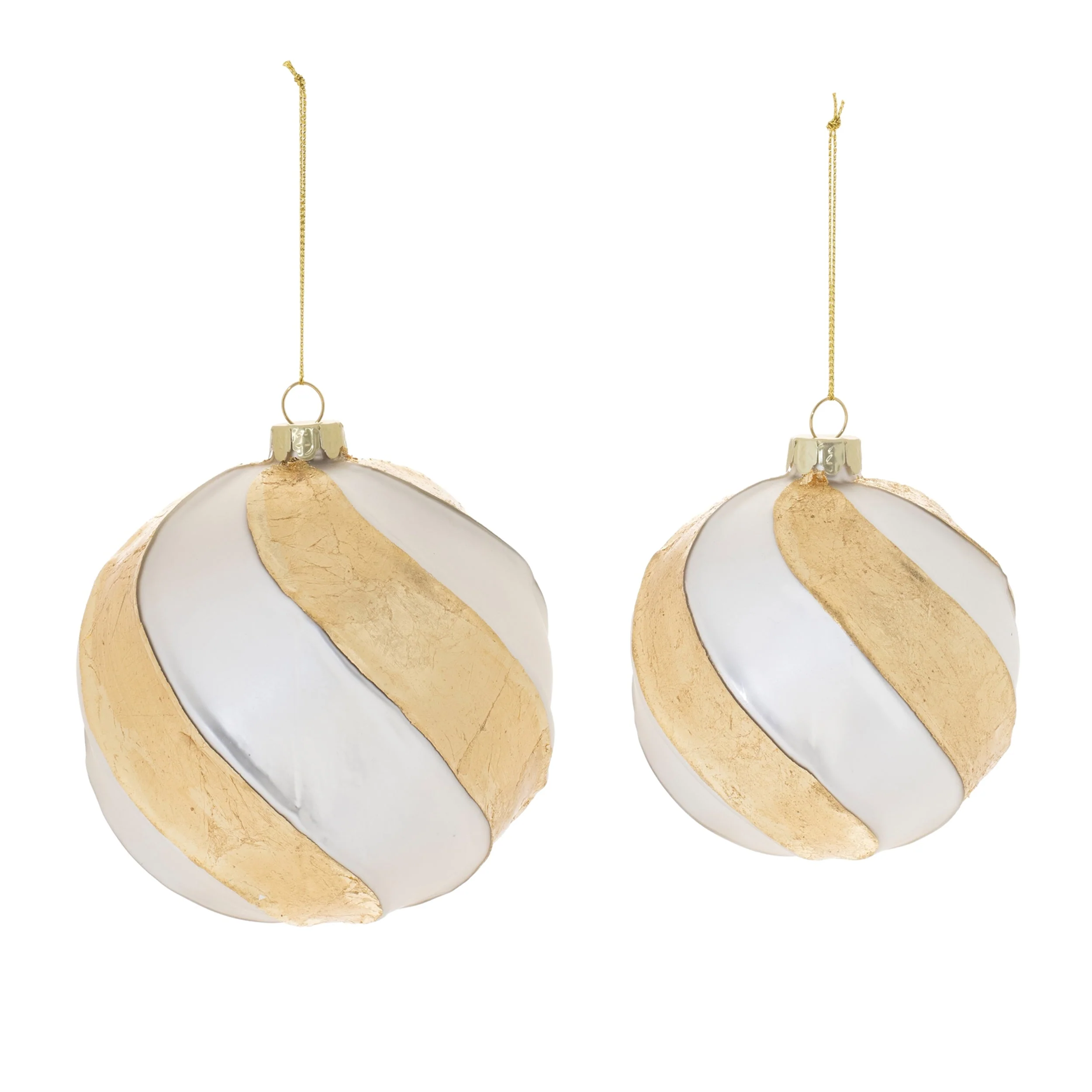 Distressed Glass Ball Ornament (Set of 6) - Image 2