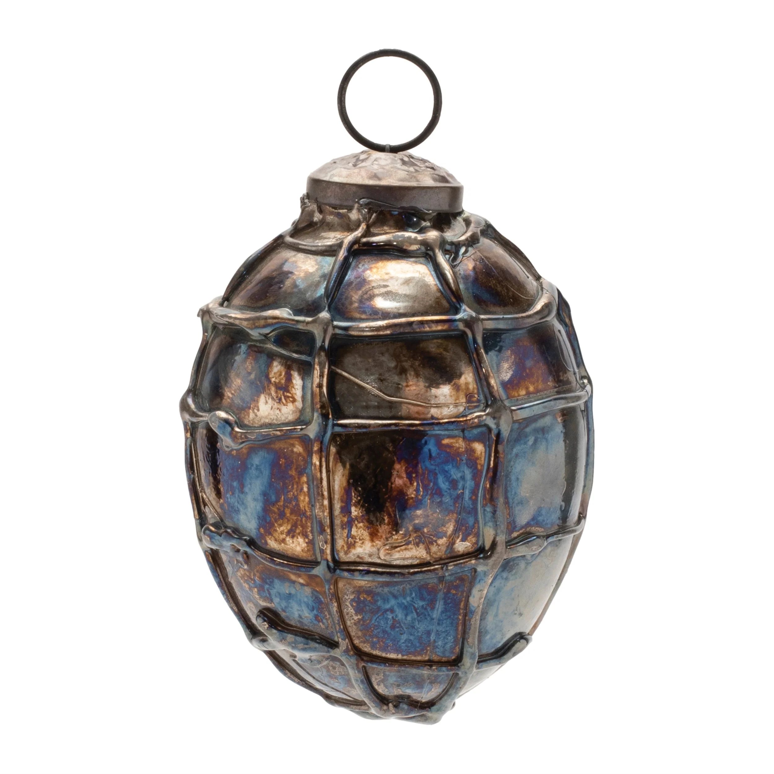 Distressed Mercury Glass Ornament (Set of 12) - Image 2