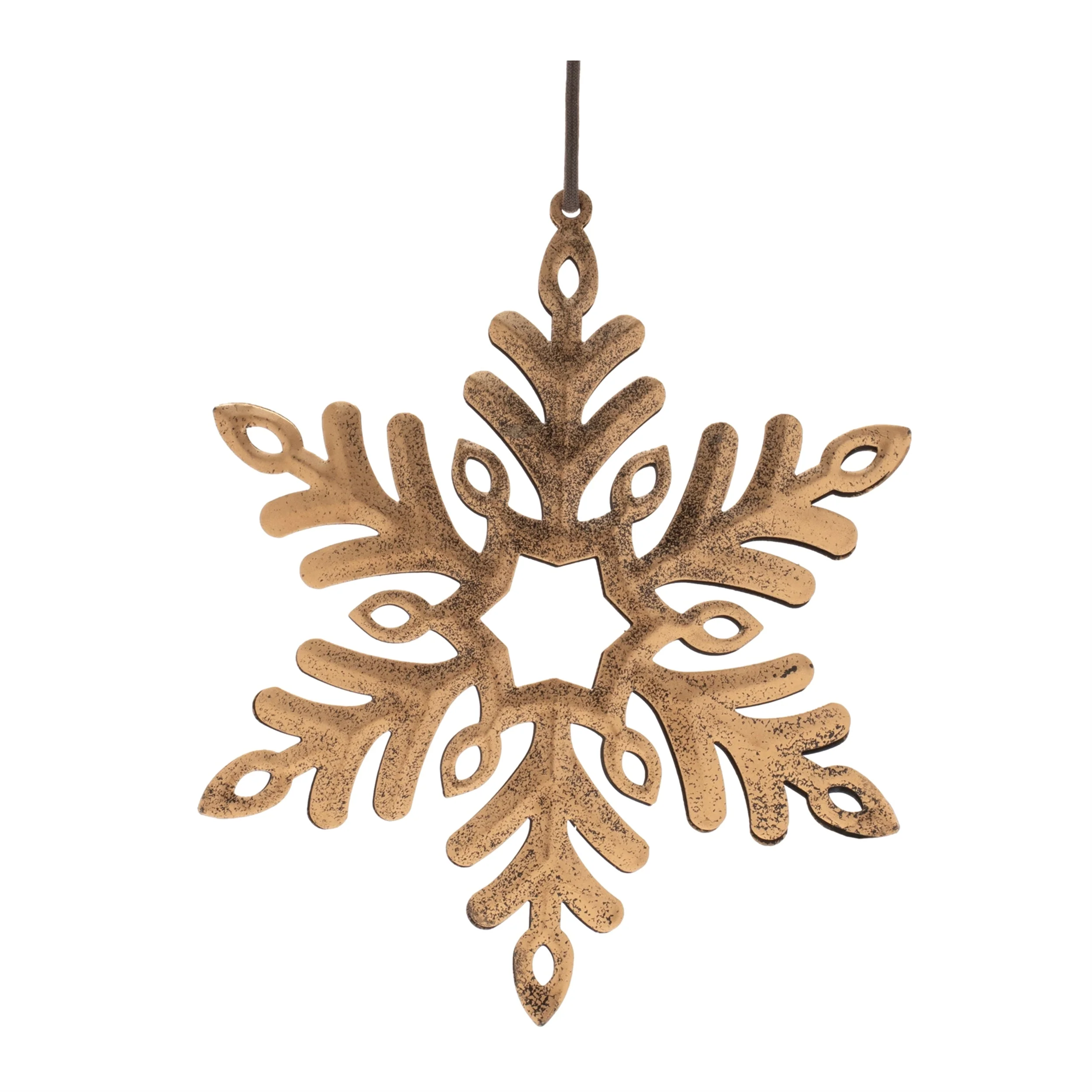 Distressed metal snowflake (set of 12) - Image 3