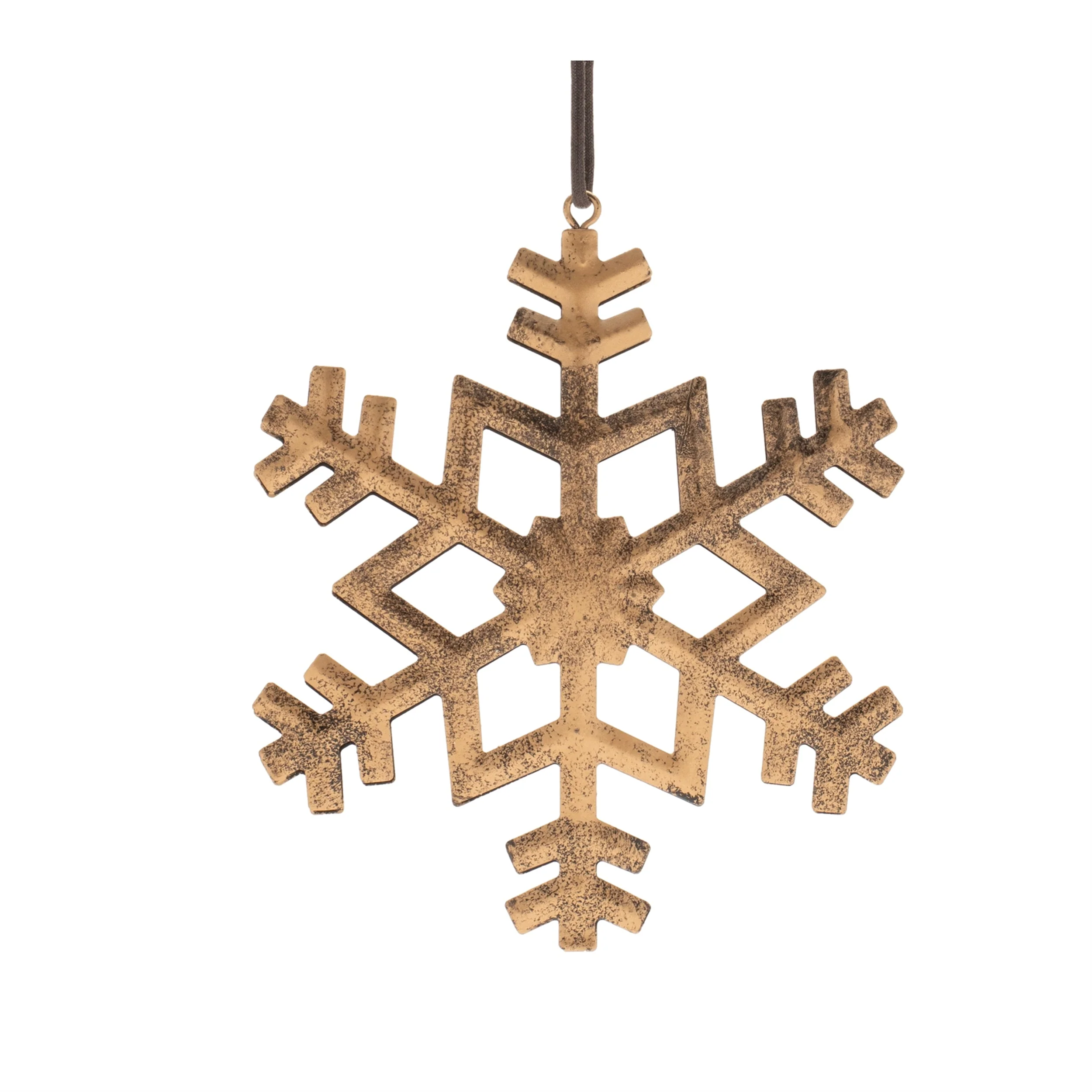 Distressed metal snowflake (set of 12) - Image 4