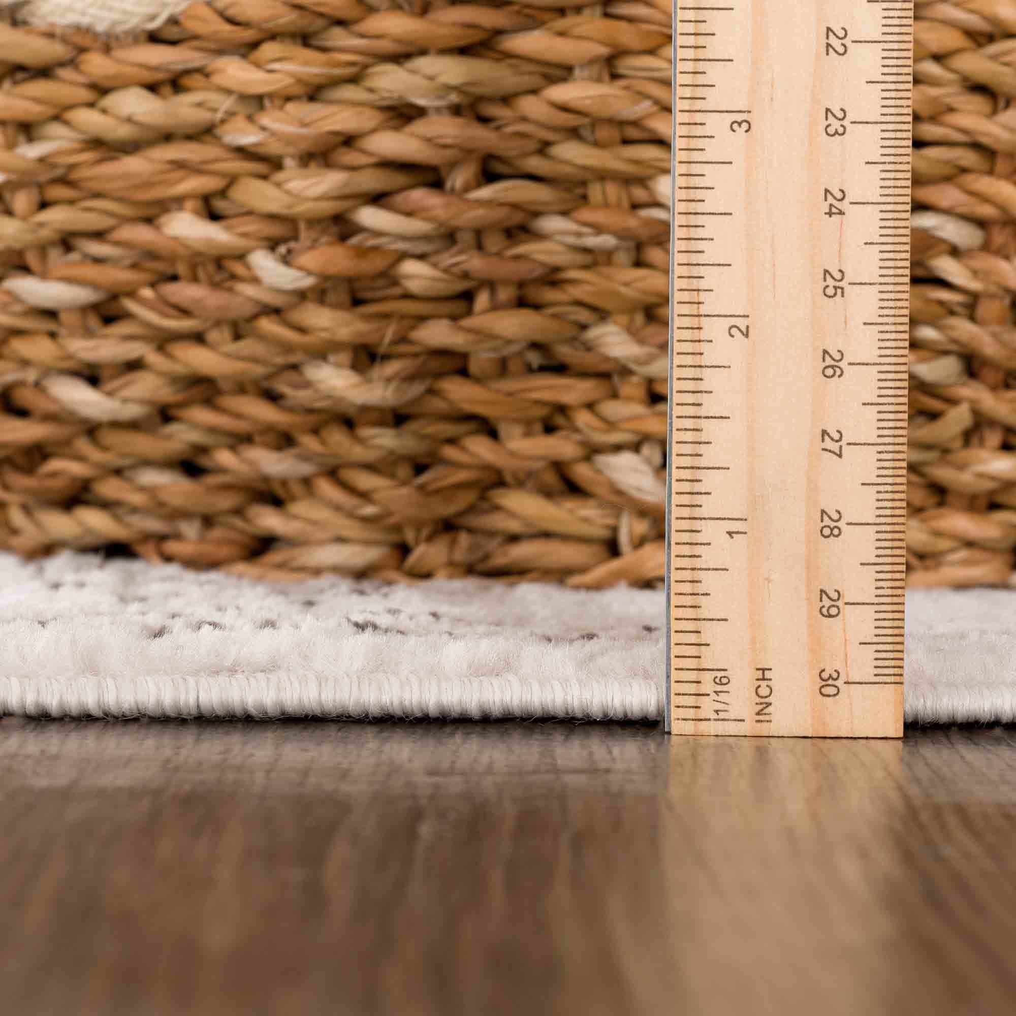 Divya Cream & Charcoal Area Rug - Clearance - Image 11
