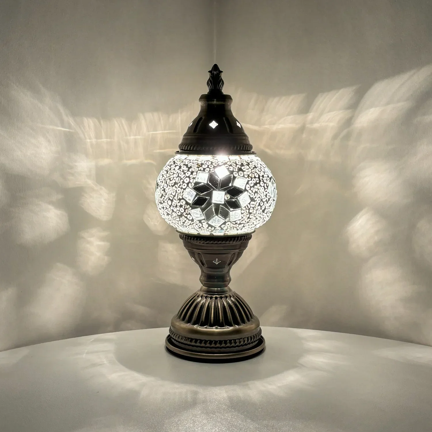 DIY Mosaic Table Lamp Kit Handmade Craft Night Light Parent Child Activity - Image 10