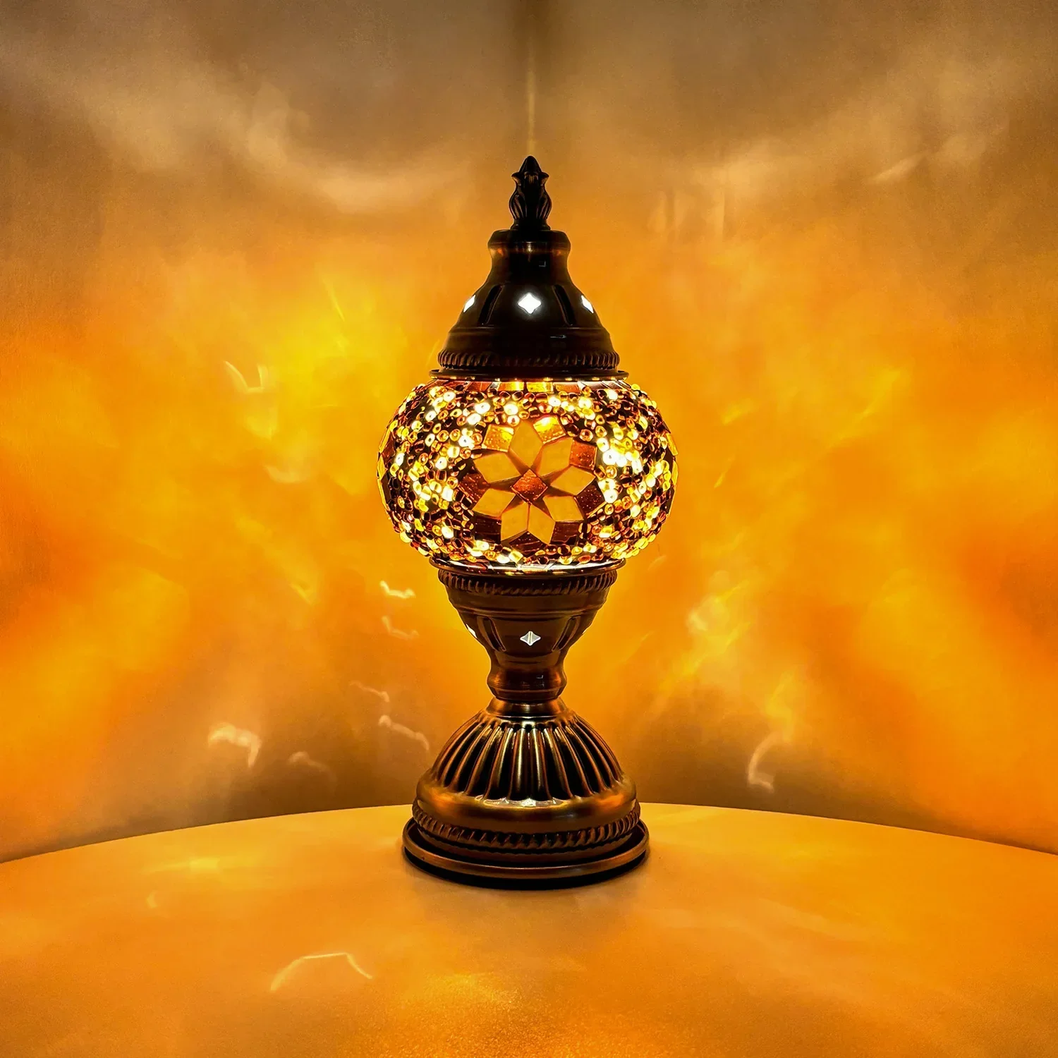 DIY Mosaic Table Lamp Kit Handmade Craft Night Light Parent Child Activity - Image 11