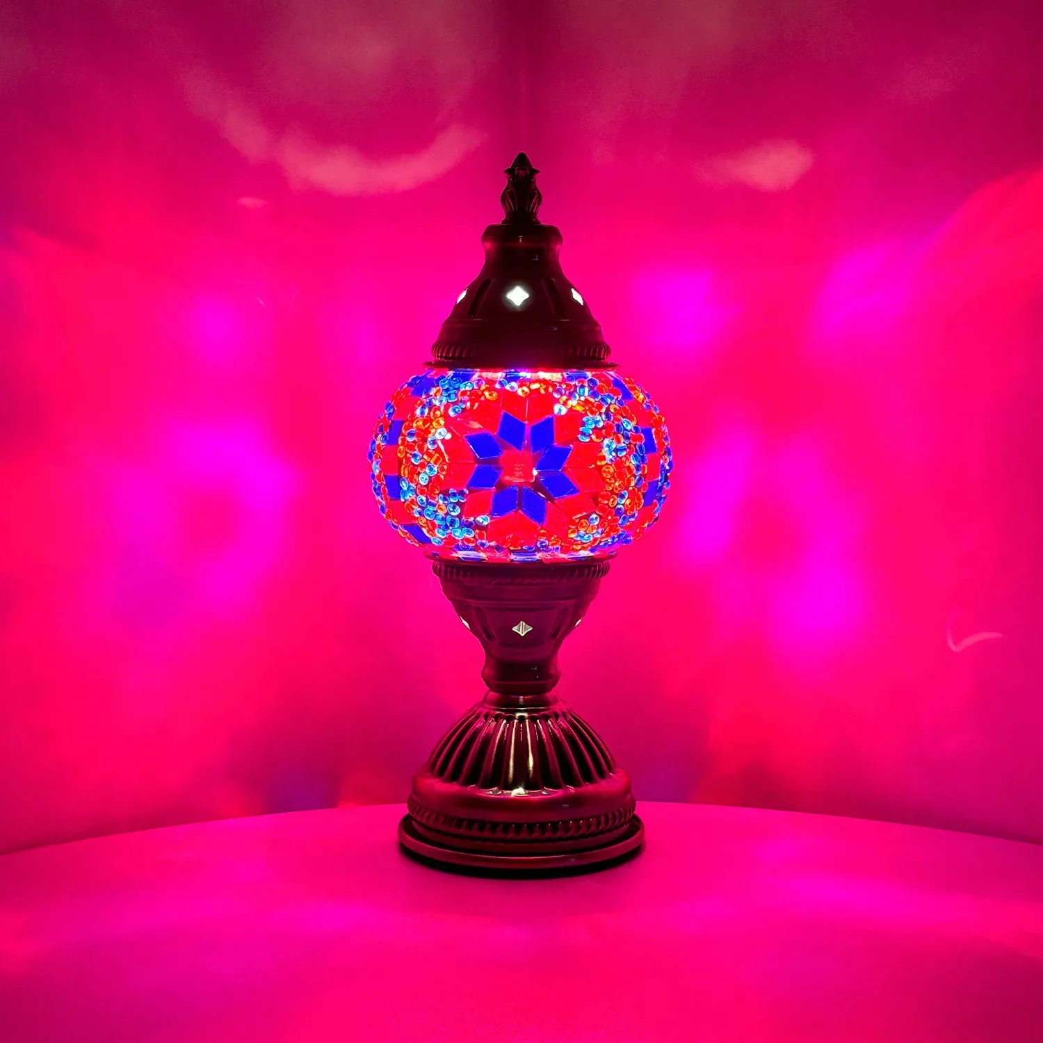DIY Mosaic Table Lamp Kit Handmade Craft Night Light Parent Child Activity - Image 13