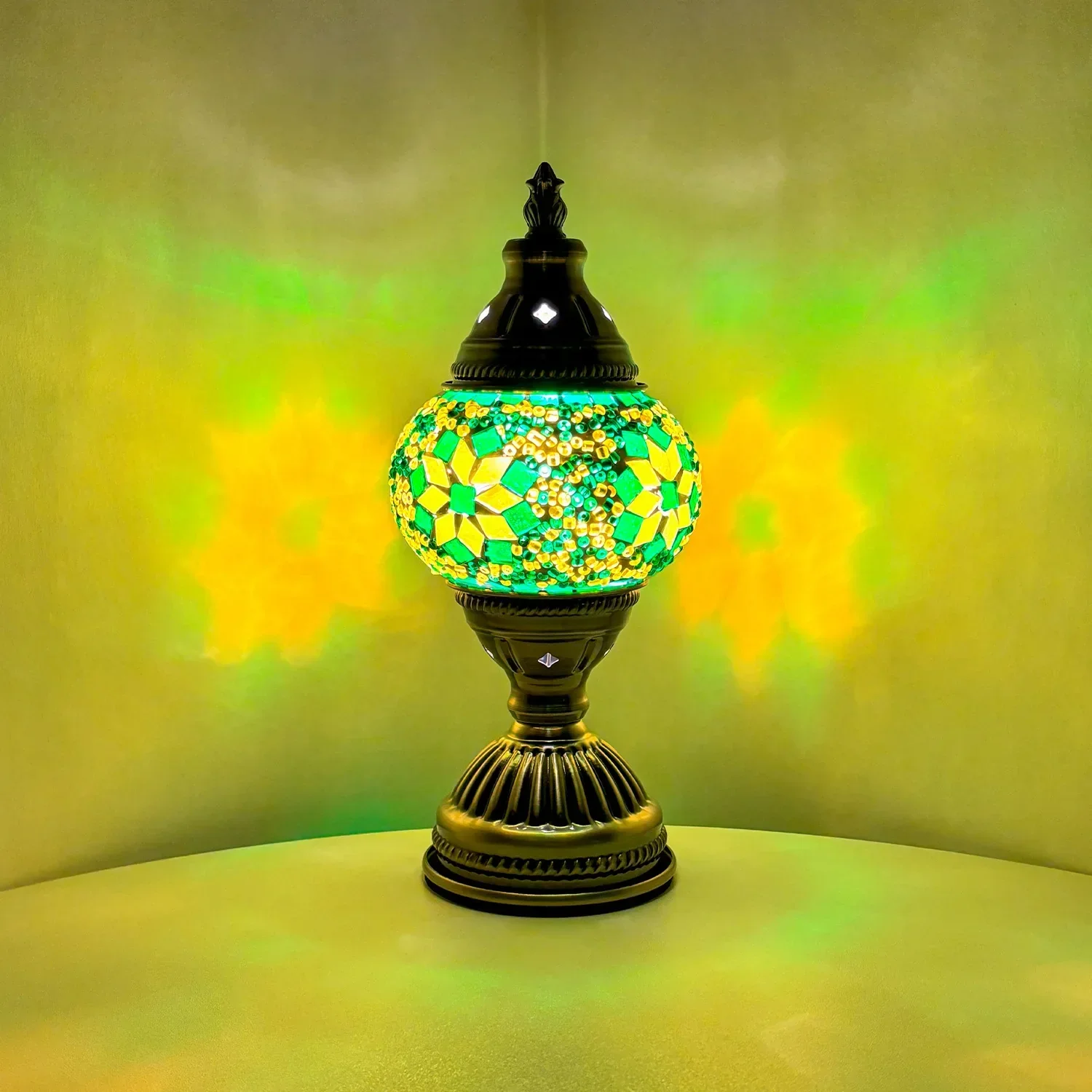 DIY Mosaic Table Lamp Kit Handmade Craft Night Light Parent Child Activity - Image 8