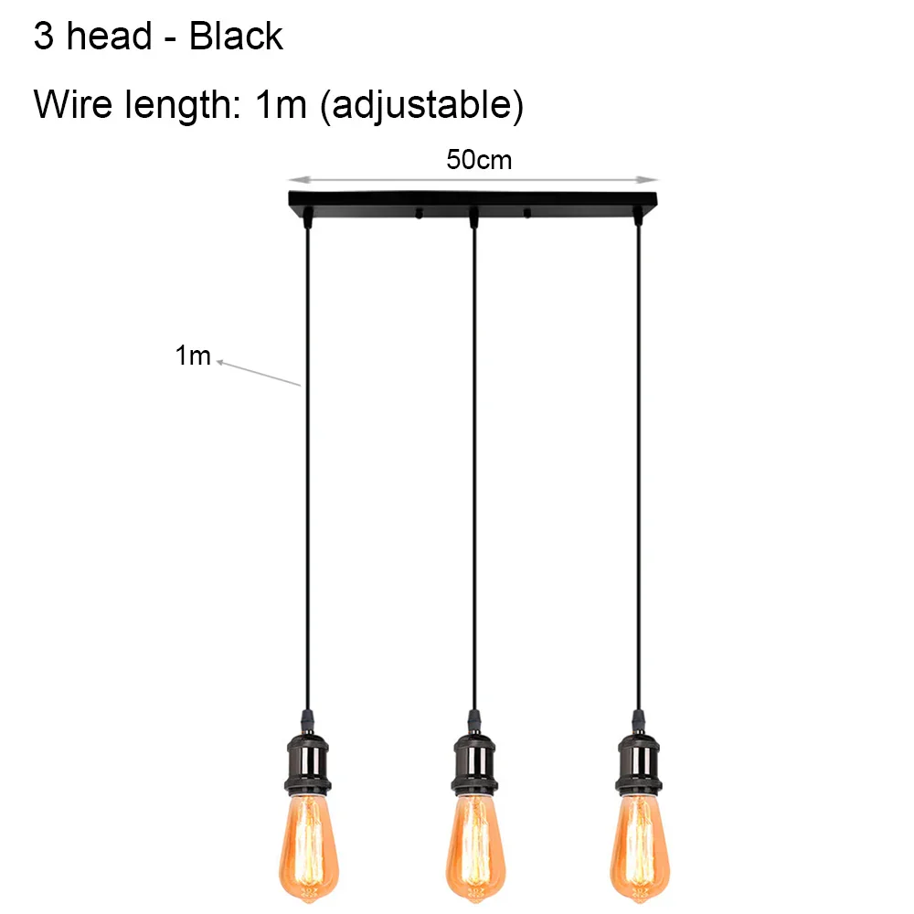 DIY Spider Chandelier Vintage Industrial Pendant Ceiling Light Home Hanging Lamp - Image 11