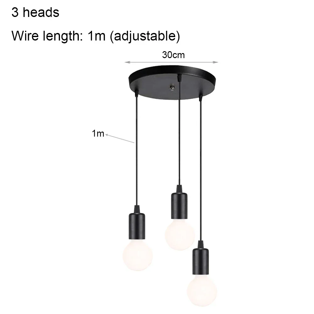 DIY Spider Chandelier Vintage Industrial Pendant Ceiling Light Home Hanging Lamp - Image 17