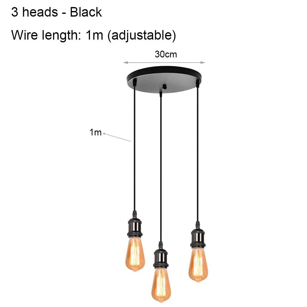 DIY Spider Chandelier Vintage Industrial Pendant Ceiling Light Home Hanging Lamp - Image 20