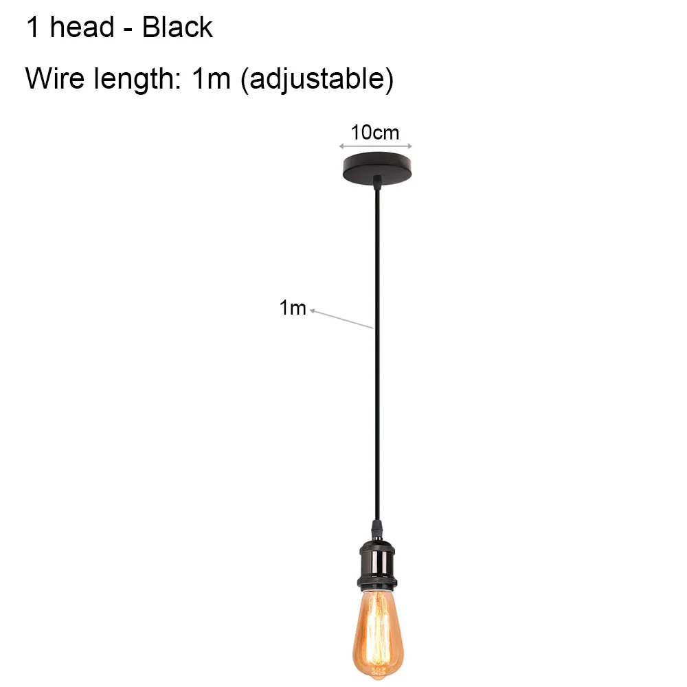 DIY Spider Chandelier Vintage Industrial Pendant Ceiling Light Home Hanging Lamp - Image 21