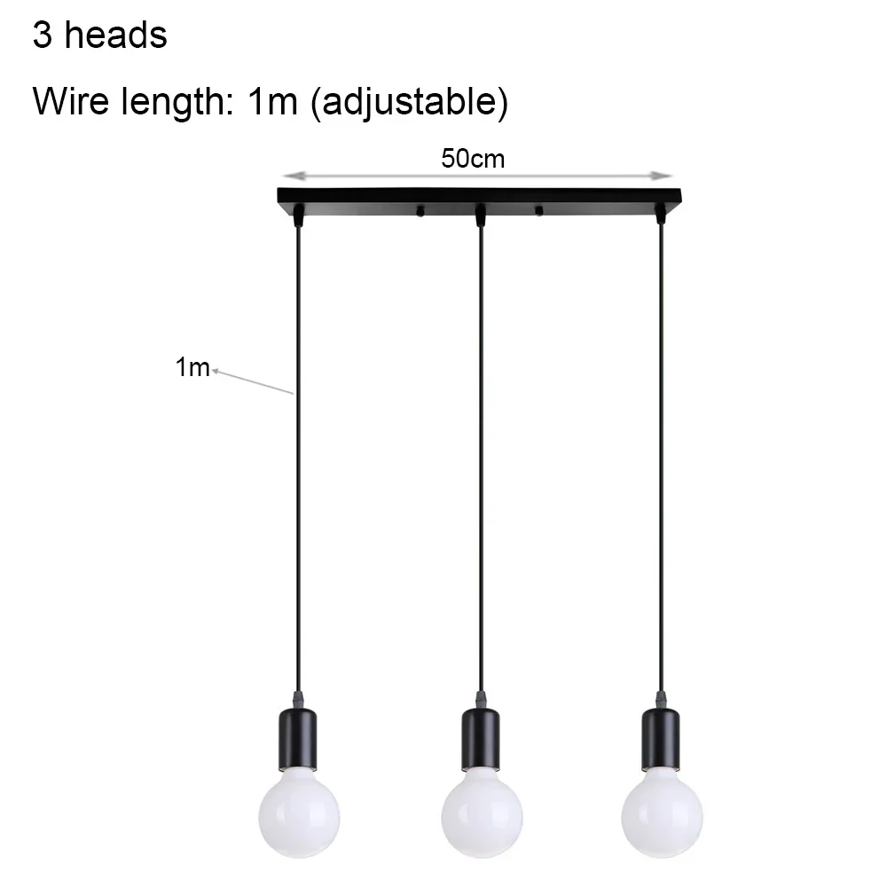 DIY Spider Chandelier Vintage Industrial Pendant Ceiling Light Home Hanging Lamp - Image 25