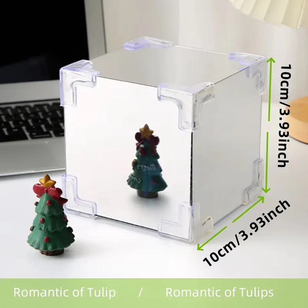 DIY Tulip Flower Night Light Kit Handmade Cube Lamp Aesthetic Room Decor Gift Set - Image 5