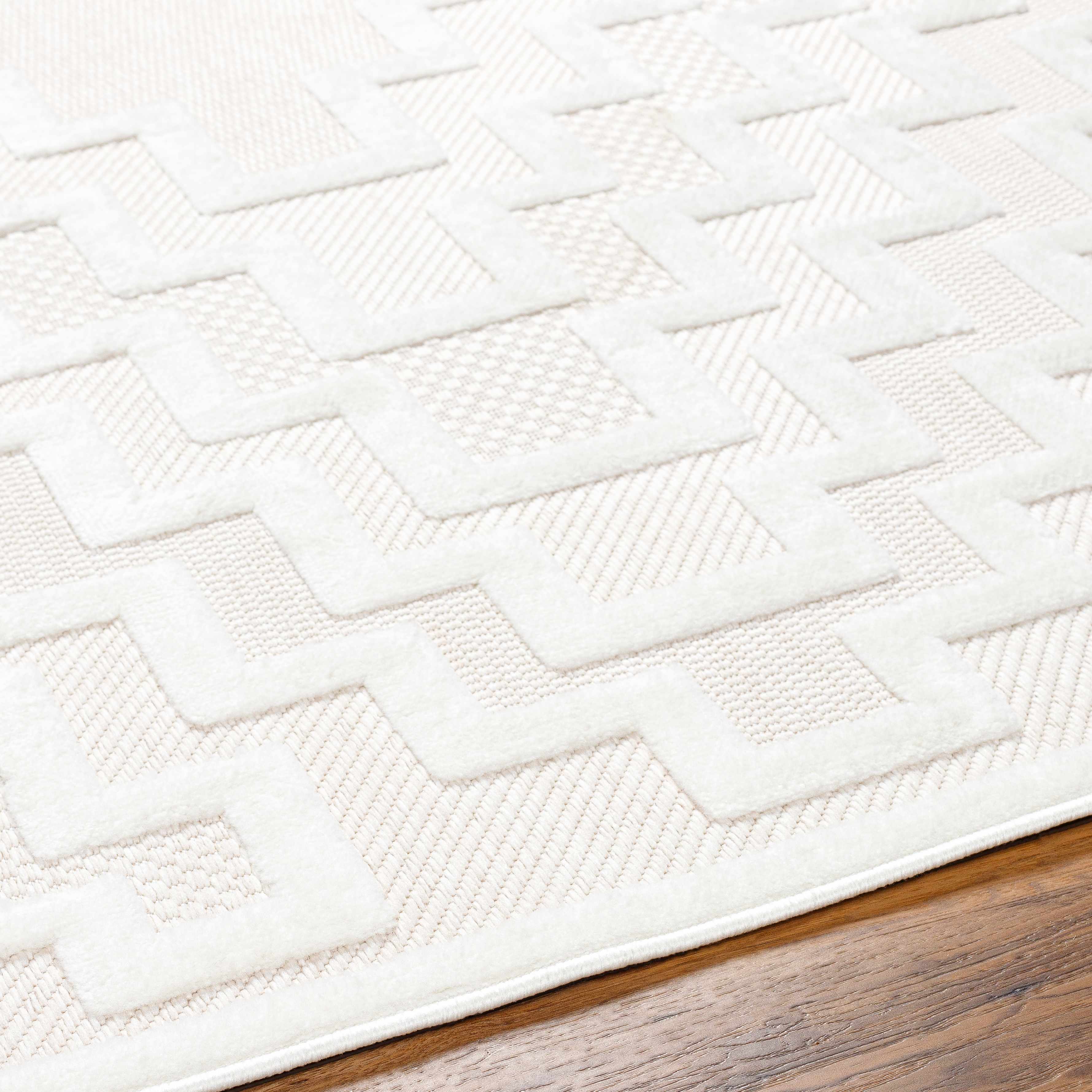 Diza Cream Outdoor Rug - Clearance - Image 10