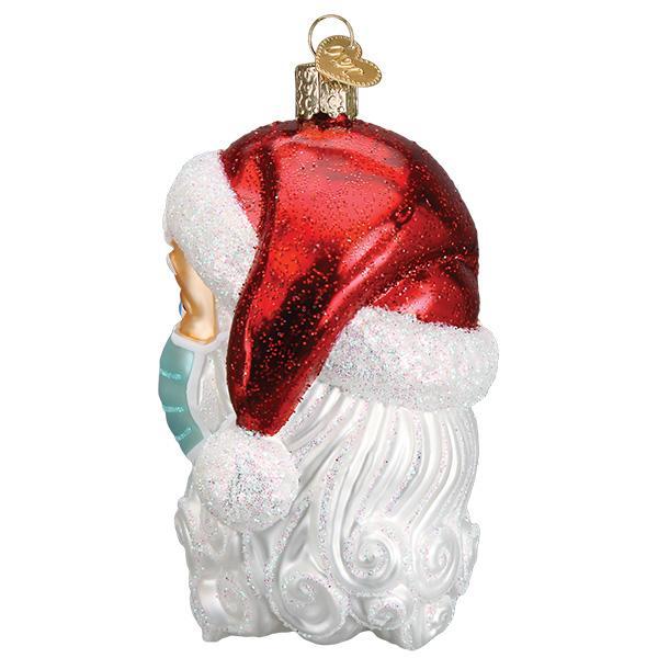 Doctor Santa Figurine with Mask for Christmas Decor - Image 3