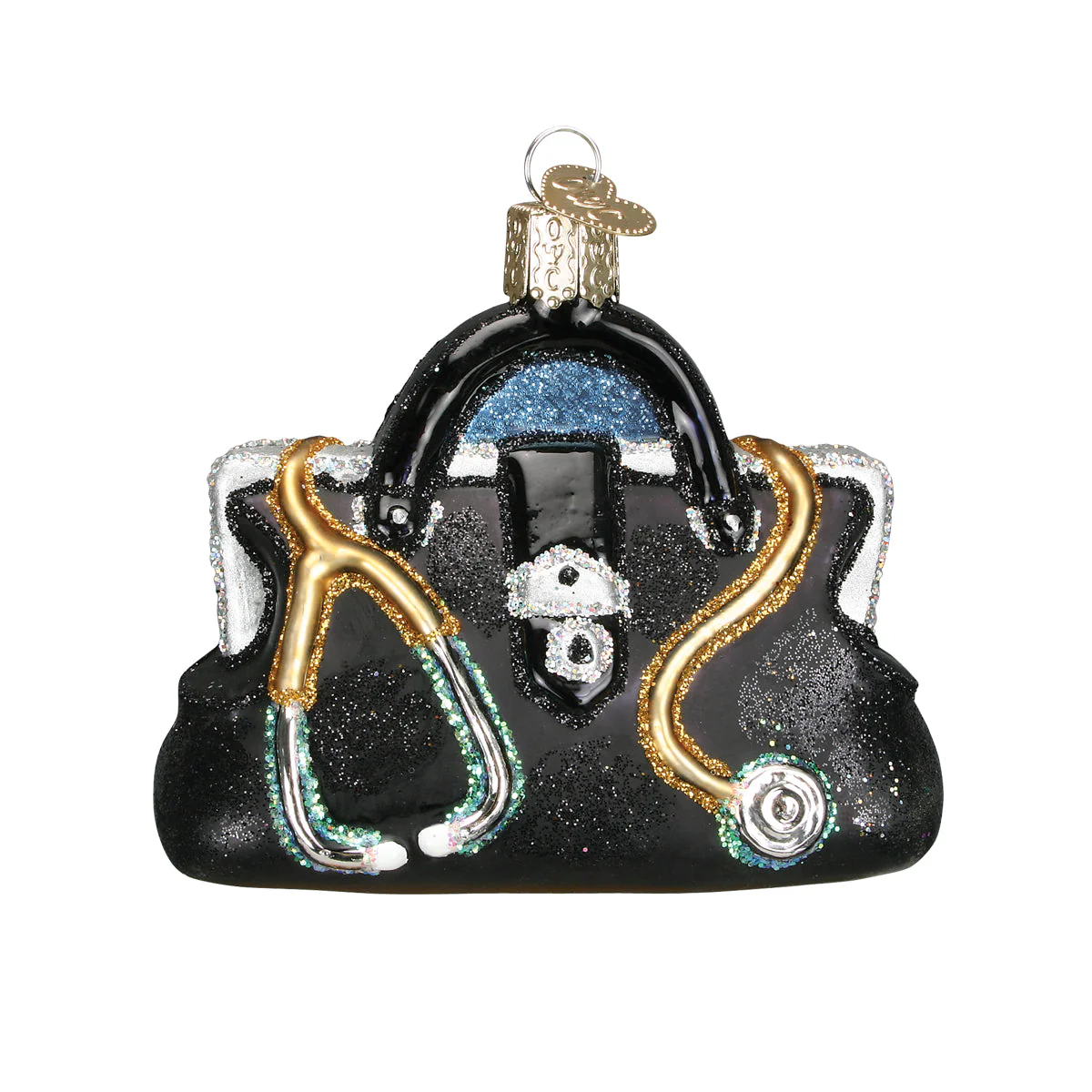 Doctor's Bag Glass Ornament - Image 3