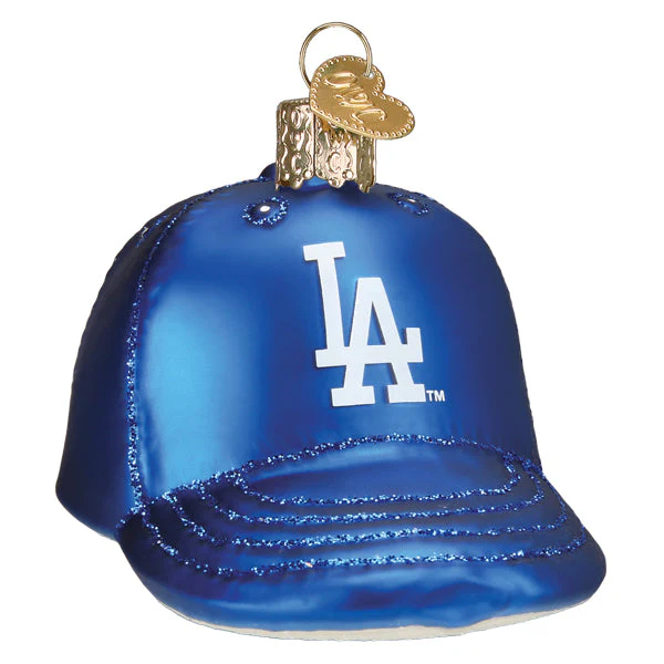 Dodgers Baseball Cap Ornament - Image 3