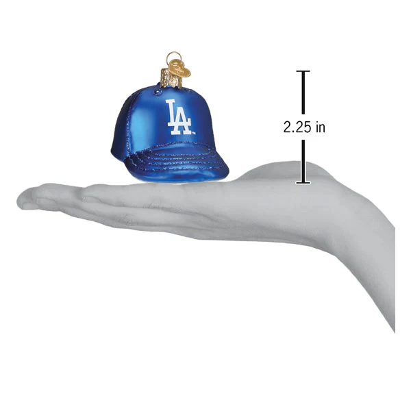 Dodgers Baseball Cap Ornament - Image 4