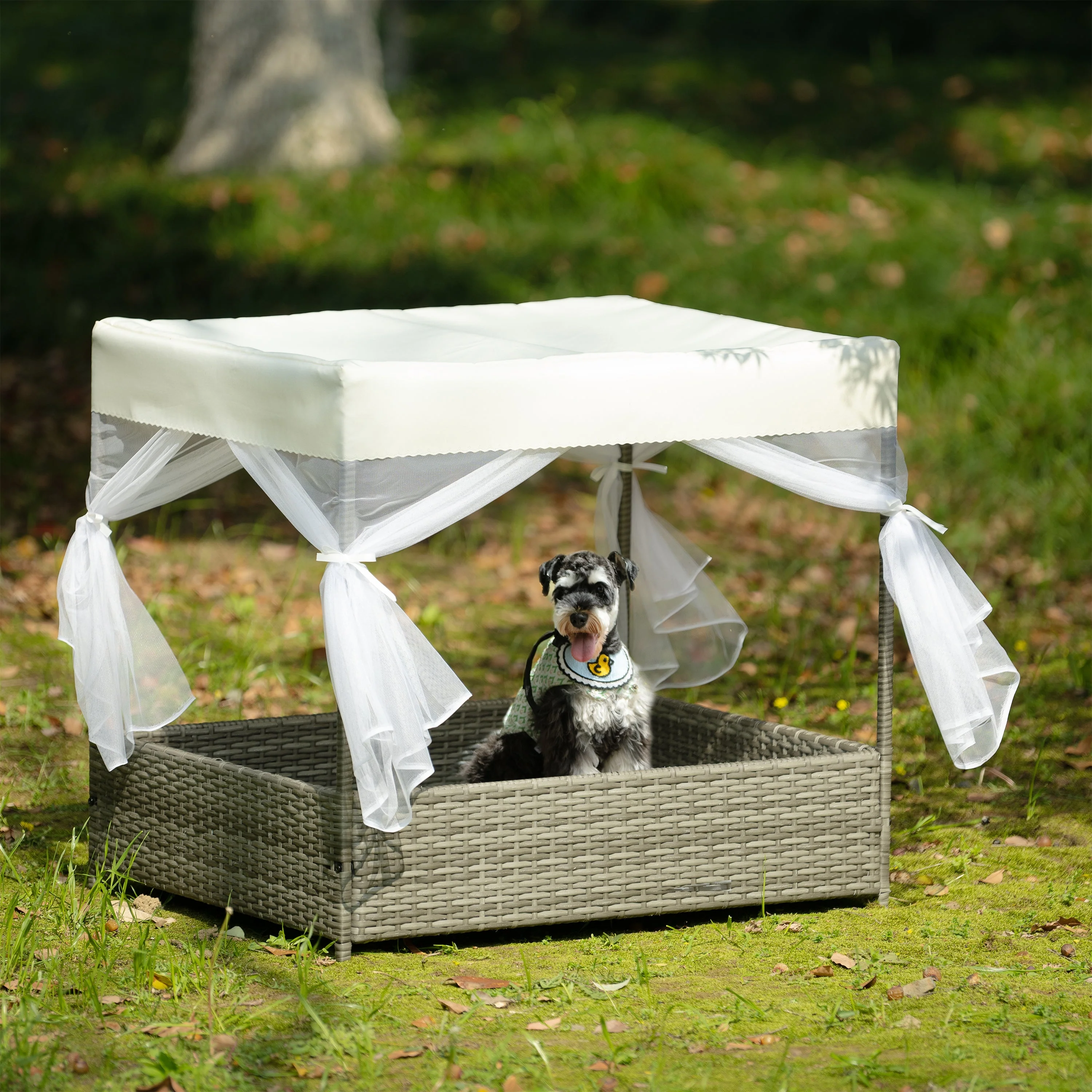 Dog Bed With Curtain - Image 2