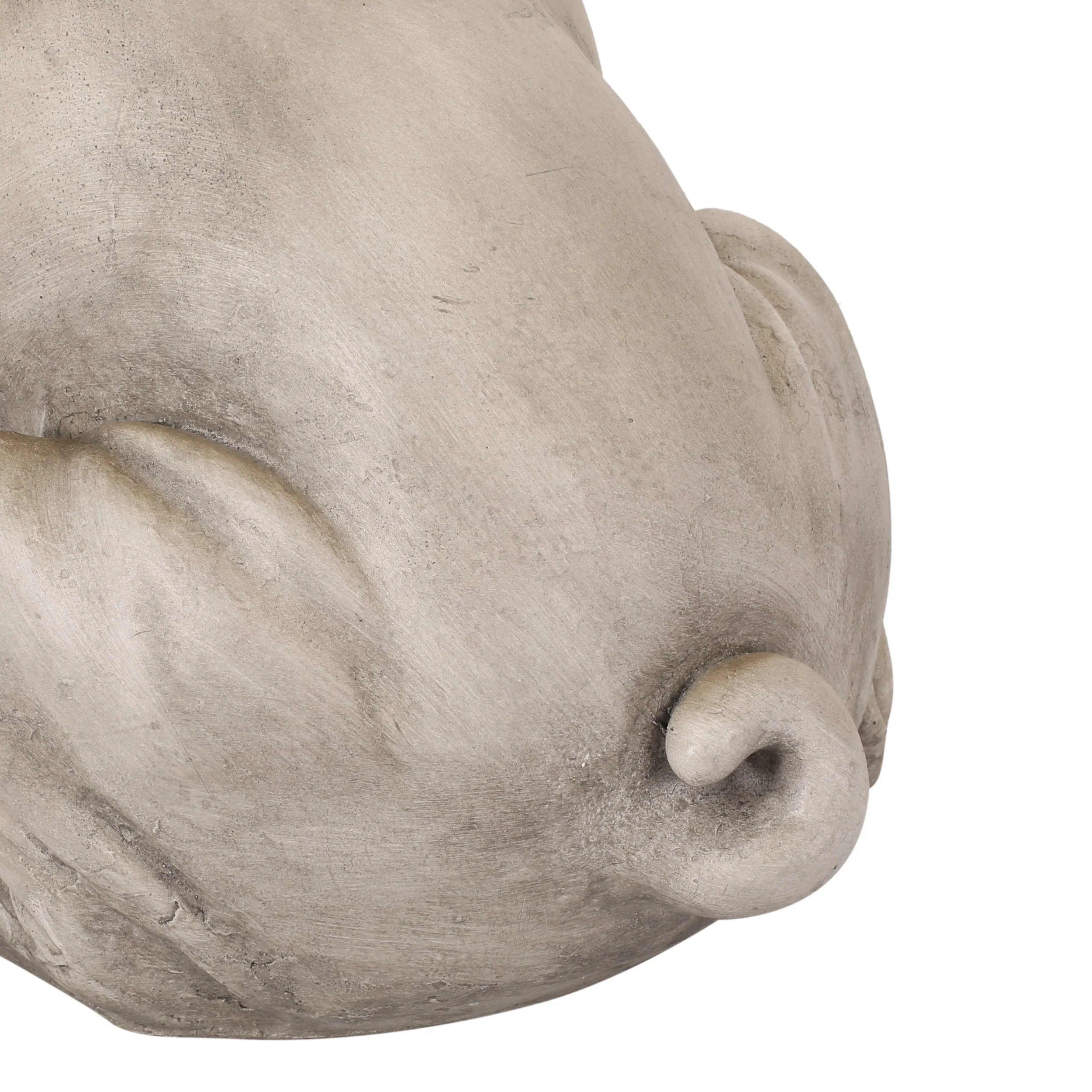 Dog Garden Sculpture, Outdoor French Bulldog Garden Statue, Gray - Image 11