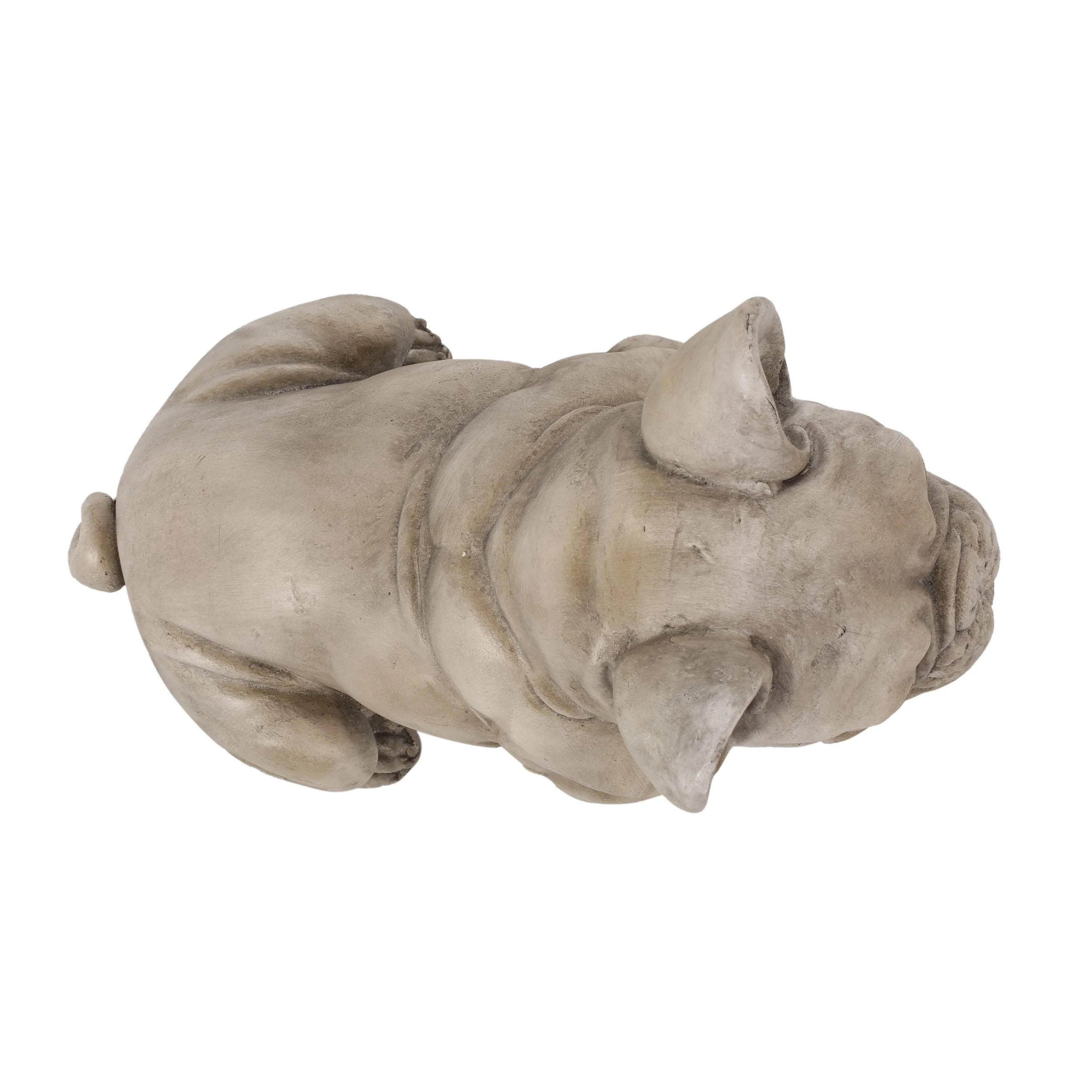 Dog Garden Sculpture, Outdoor French Bulldog Garden Statue, Gray - Image 8