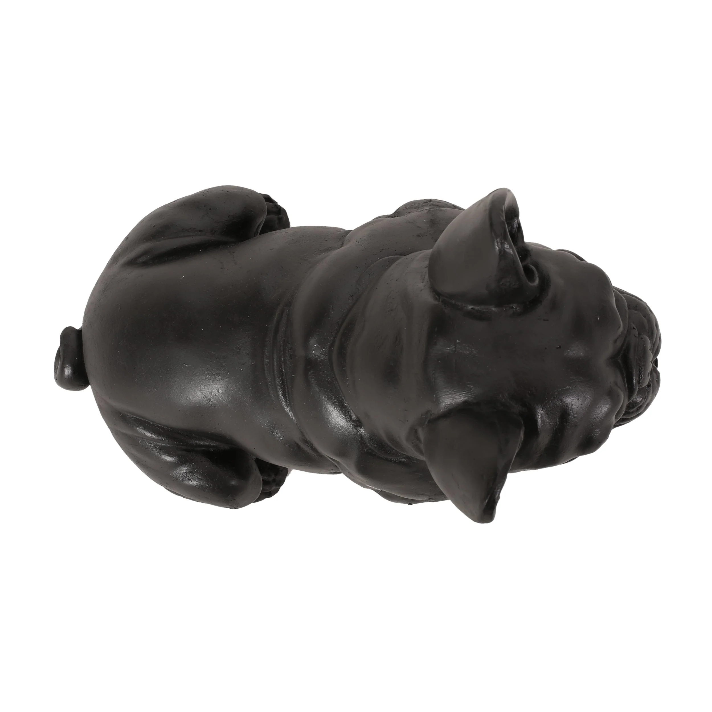 Dog Garden Sculpture, Outdoor French Bulldog Garden Statue, Matte Black - Image 8