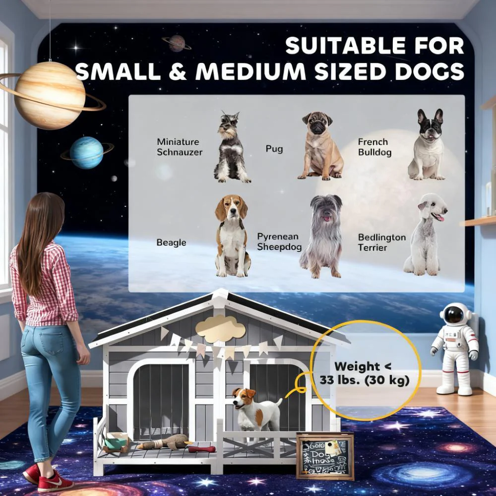 Dog Kennel House Dog House Outdoor - Image 10