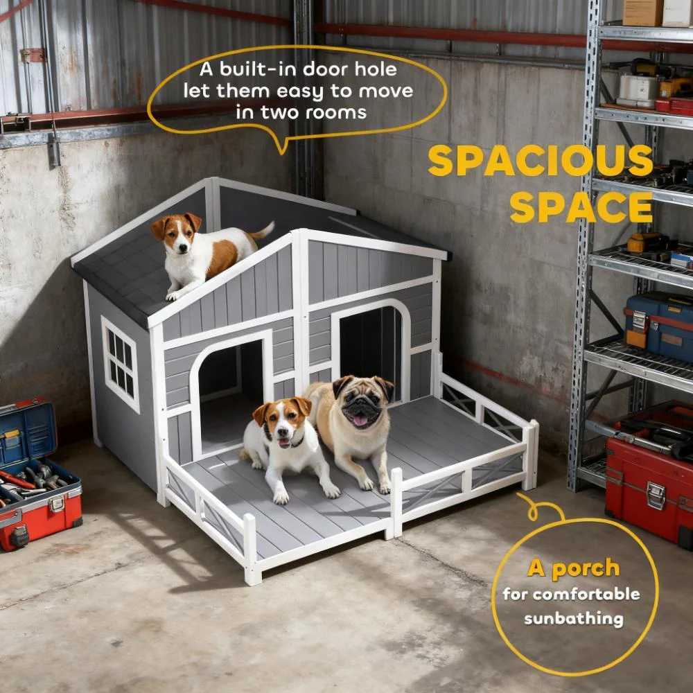 Dog Kennel House Dog House Outdoor - Image 3