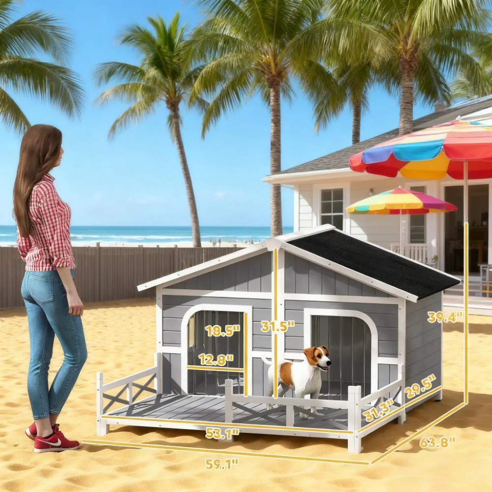 Dog Kennel House Dog House Outdoor - Image 4
