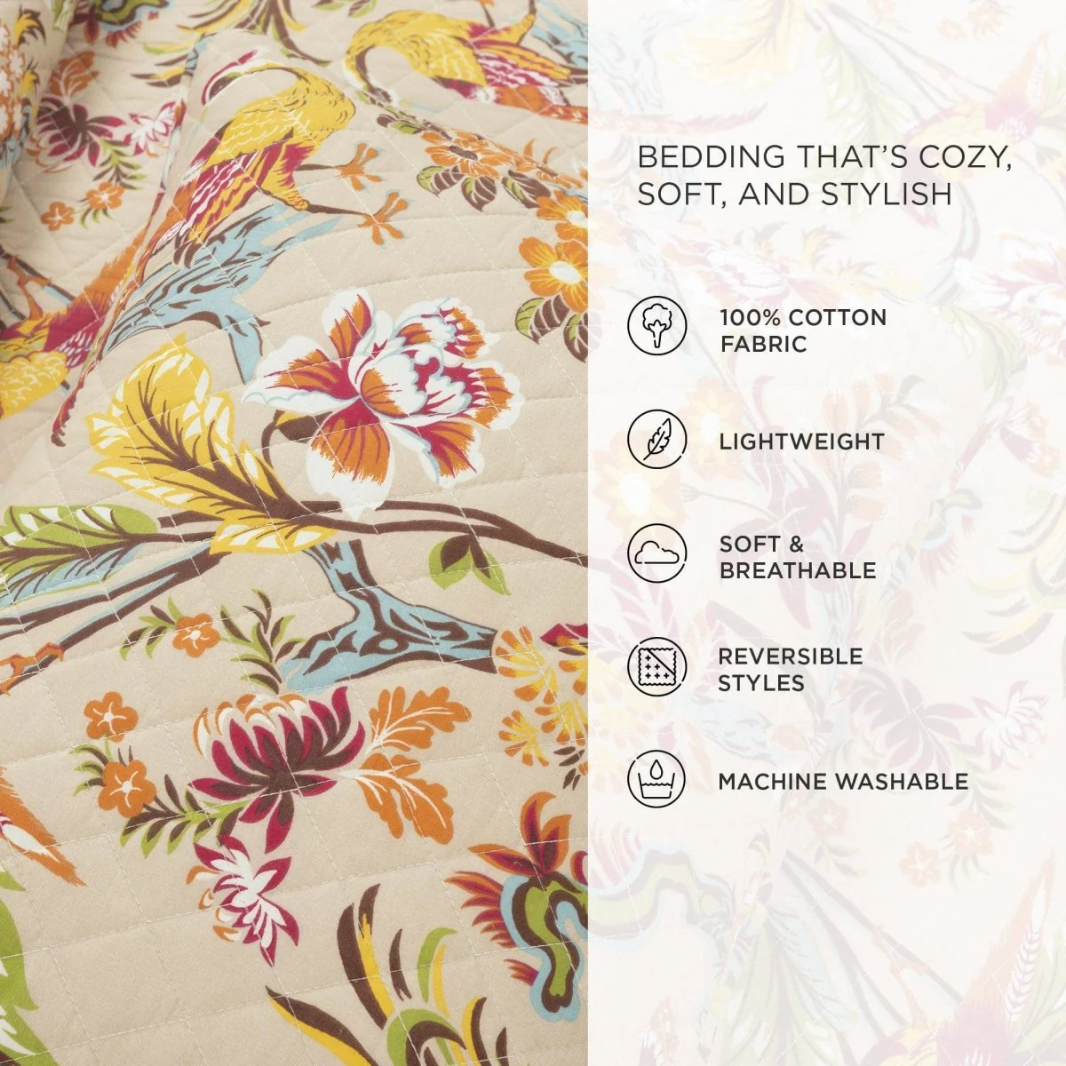 Dolores 3 Piece Quilt Set - Image 11