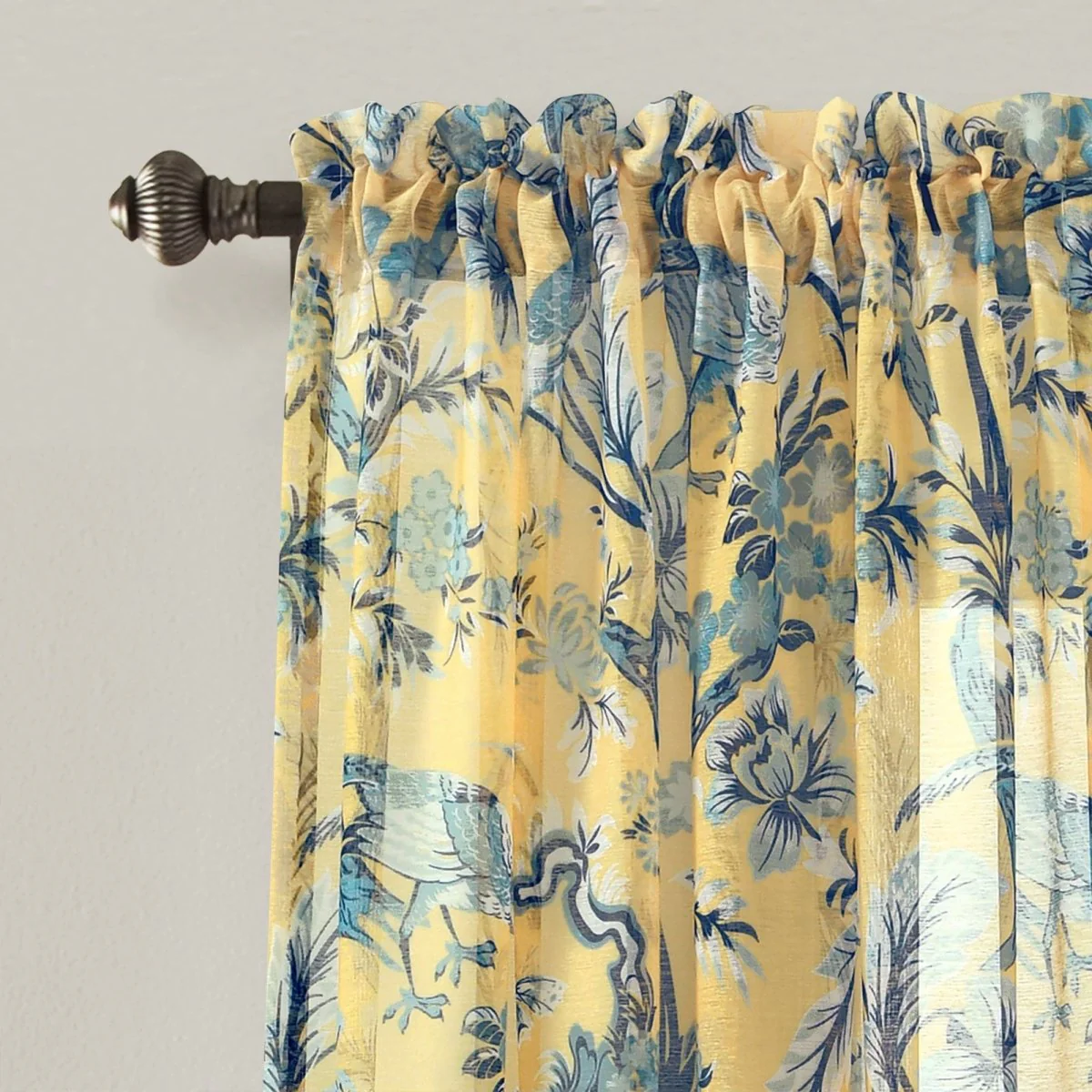 Dolores Sheer Window Curtain Panel Set - Image 2